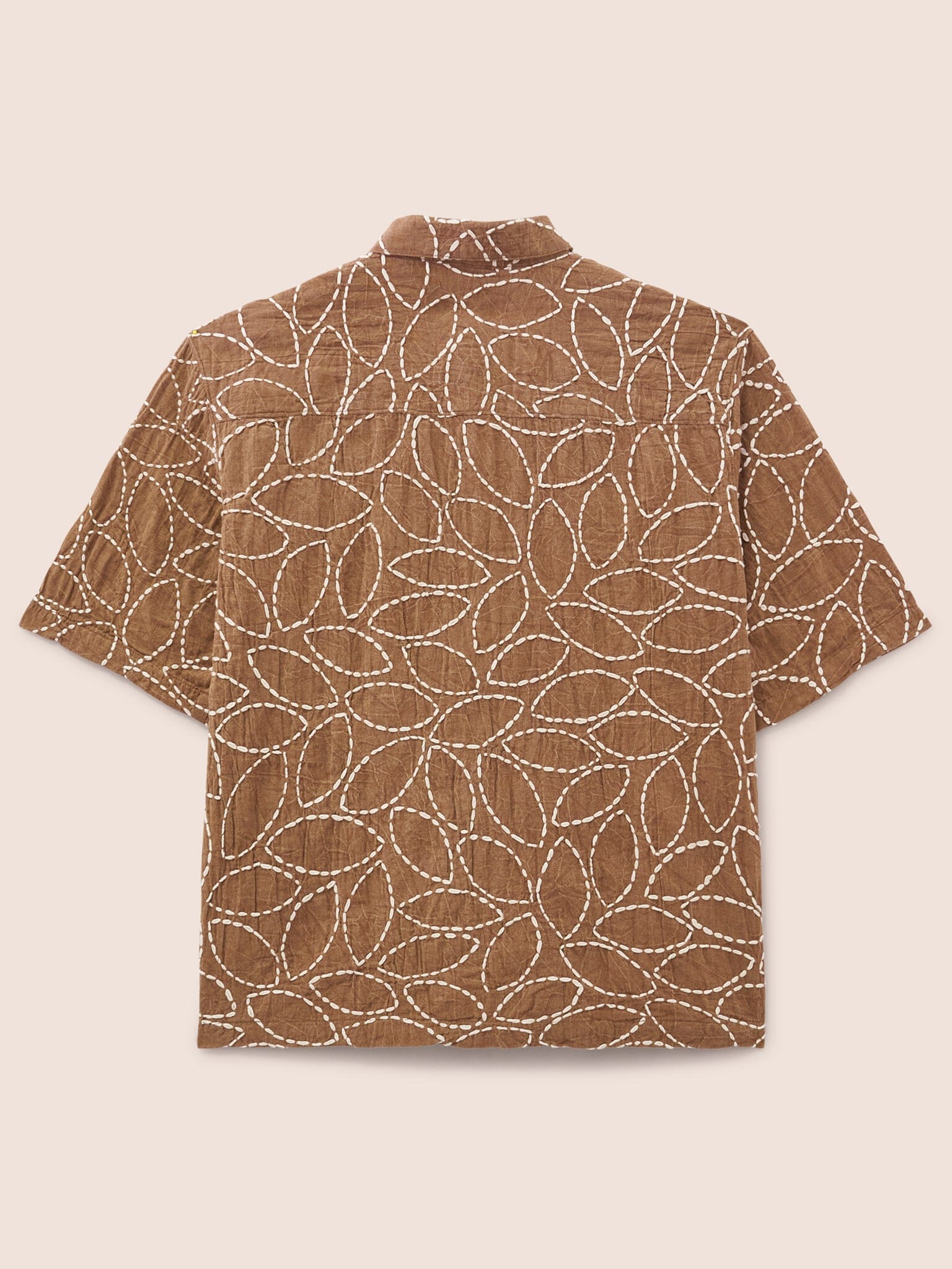 Brown Hanoi Linen Shirt Shirts- Gandys