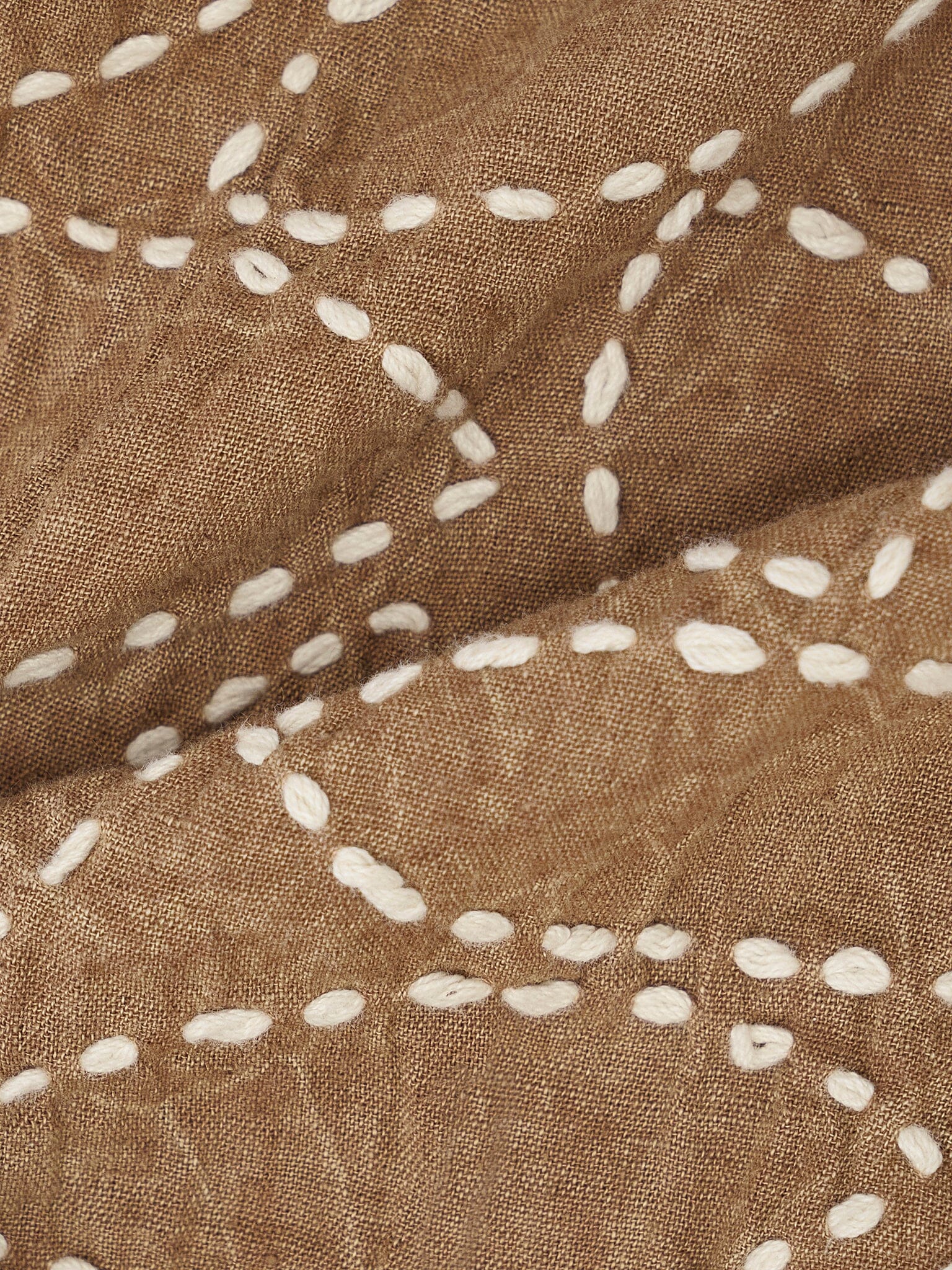 Brown Hanoi Linen Shorts Bottoms- Gandys