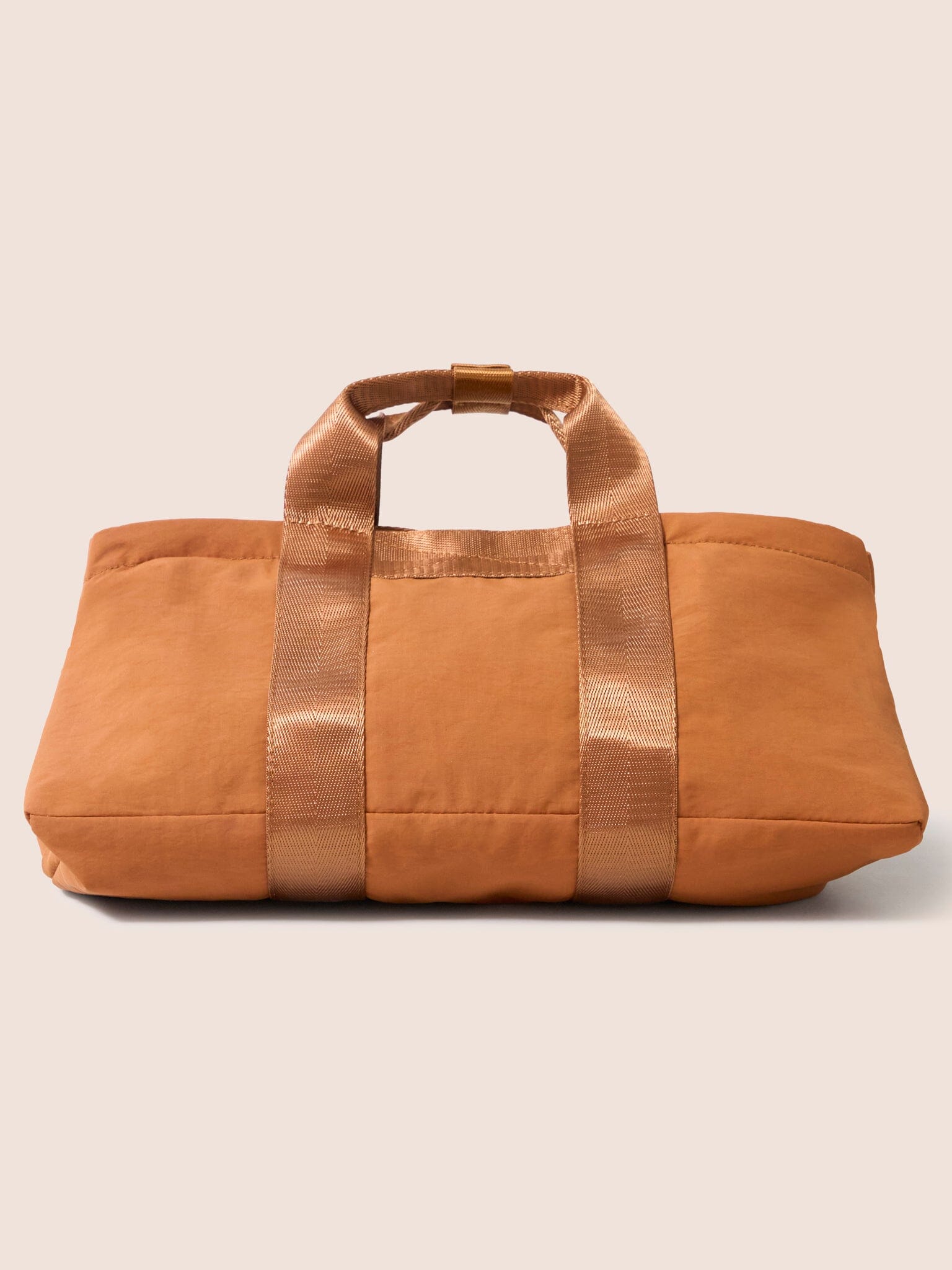 Carabiner Club Recycled Small Cube Crossbody in Orange Bags- Gandys