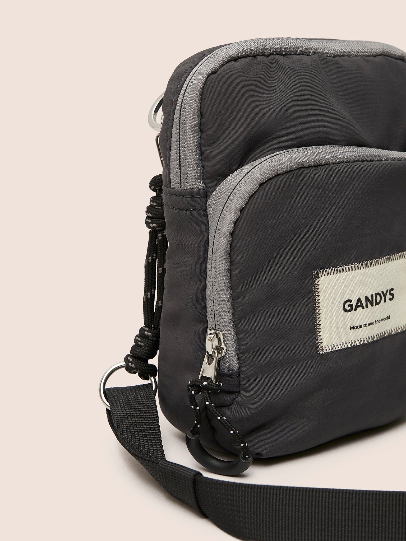 Charcoal Bello Small Crossbody Bag Bags- Gandys