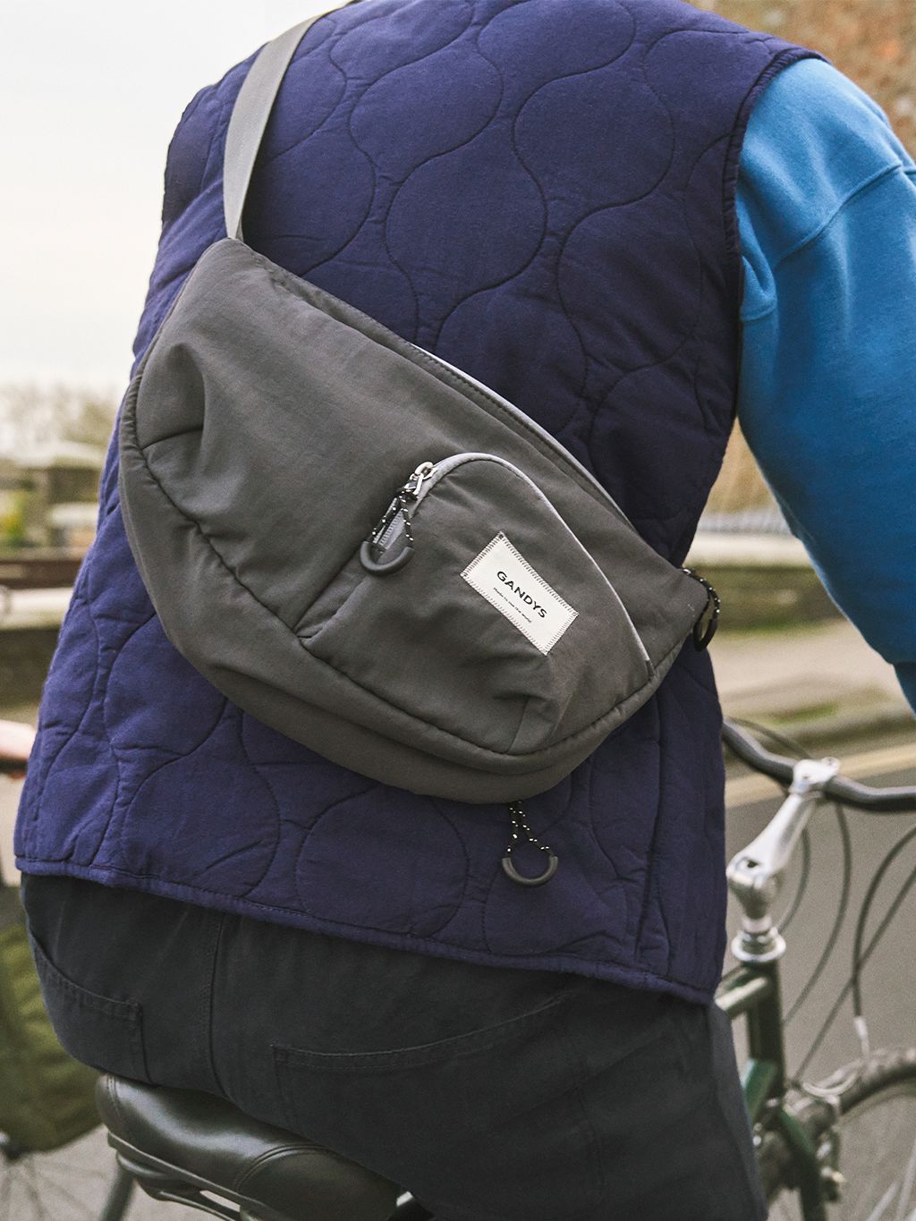 Charcoal Ecuador Sling Bag Bags- Gandys