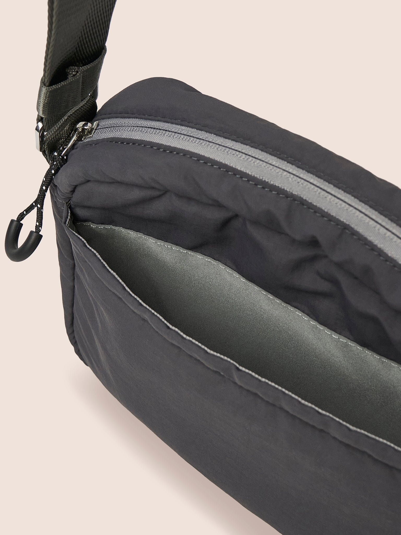 Charcoal Panama Crossbody Shoulder Bag Bags- Gandys
