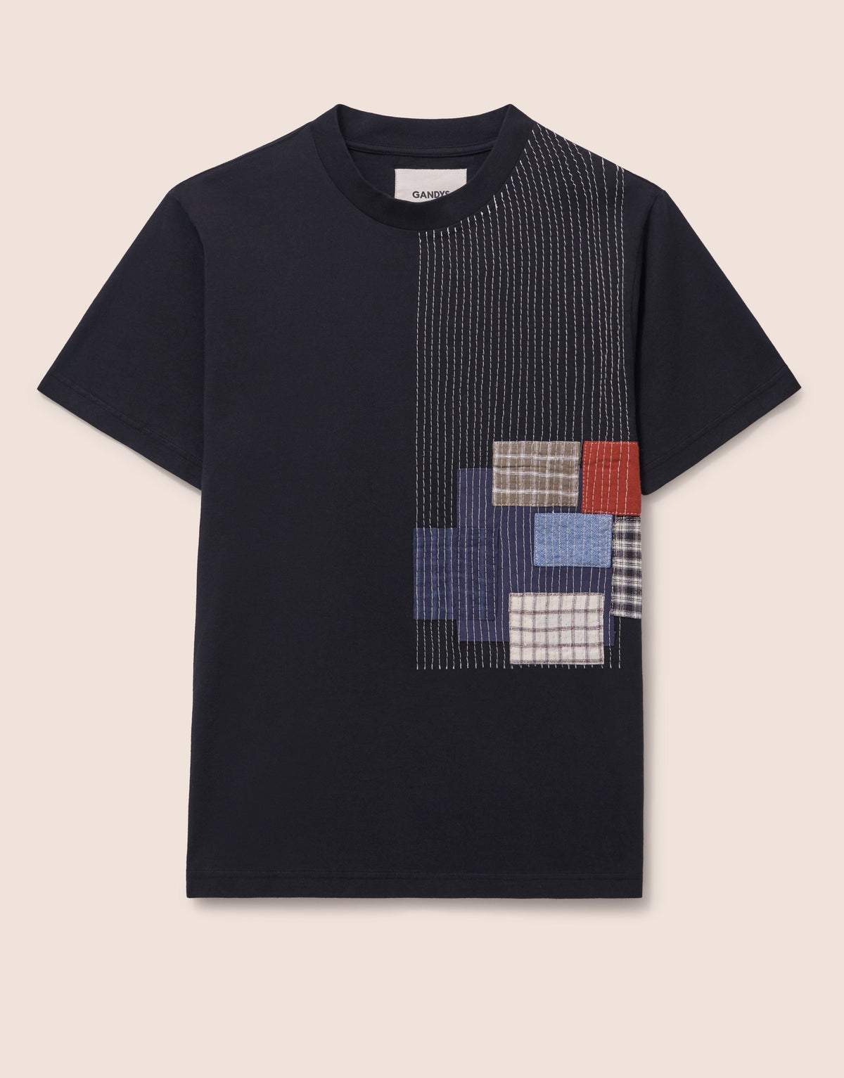 Conwy Cotton Patchwork T shirt