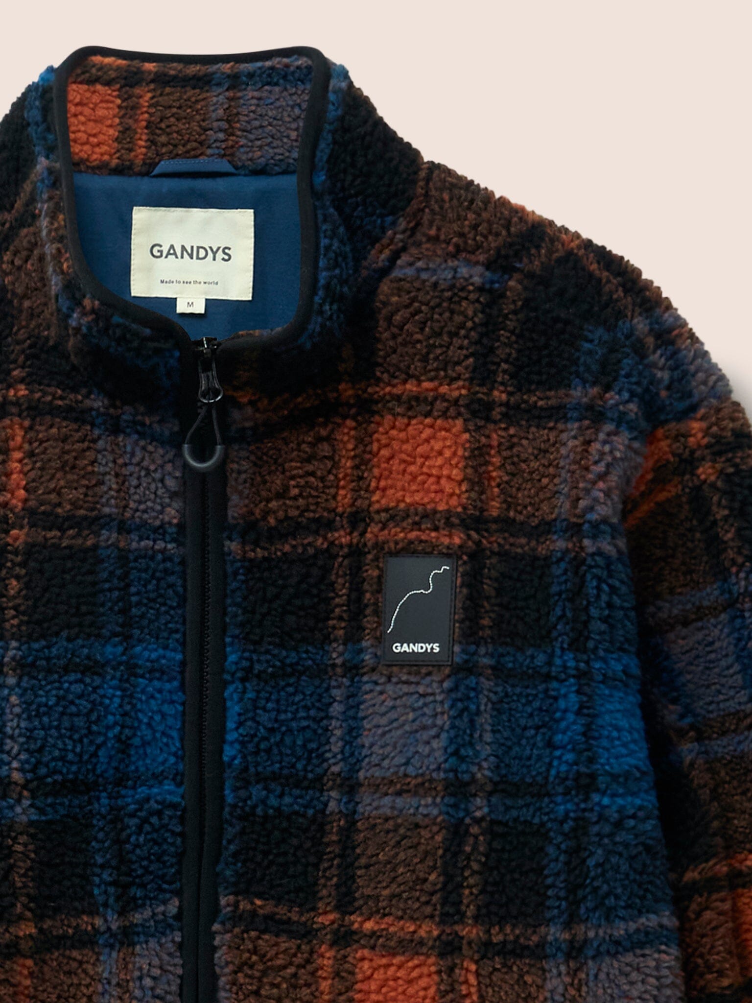 Cooper Recycled Fleece Front Printed Jacket Layering- Gandys