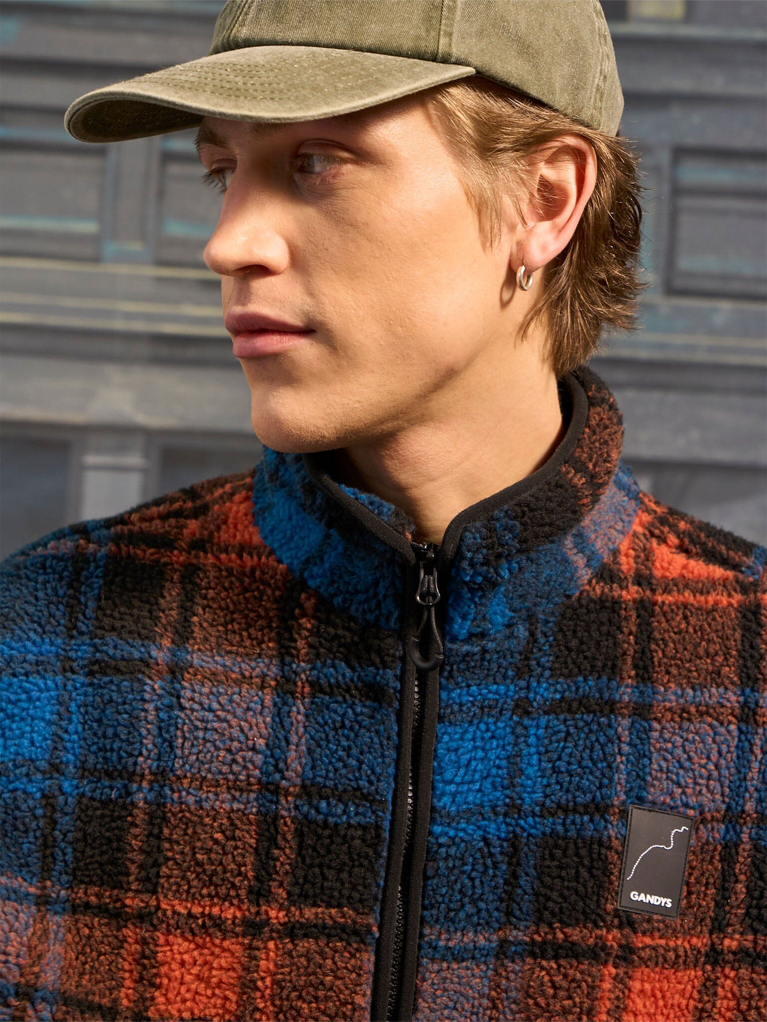 Cooper Recycled Fleece Printed Jacket Layering- Gandys