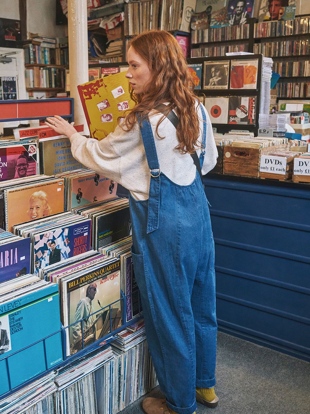 Denim Steephill Dungaree Bottoms- Gandys