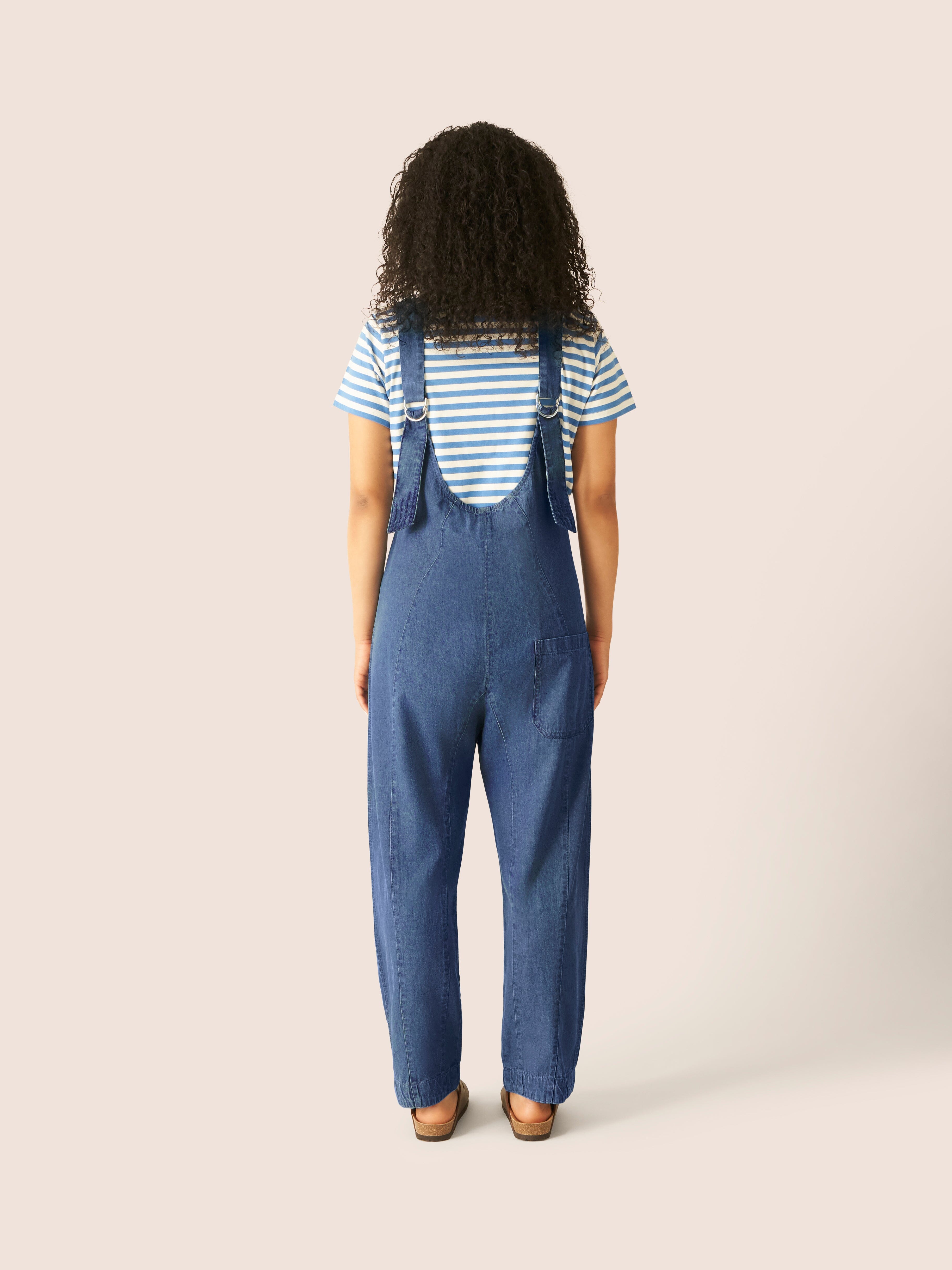 Denim Steephill Dungaree Bottoms- Gandys