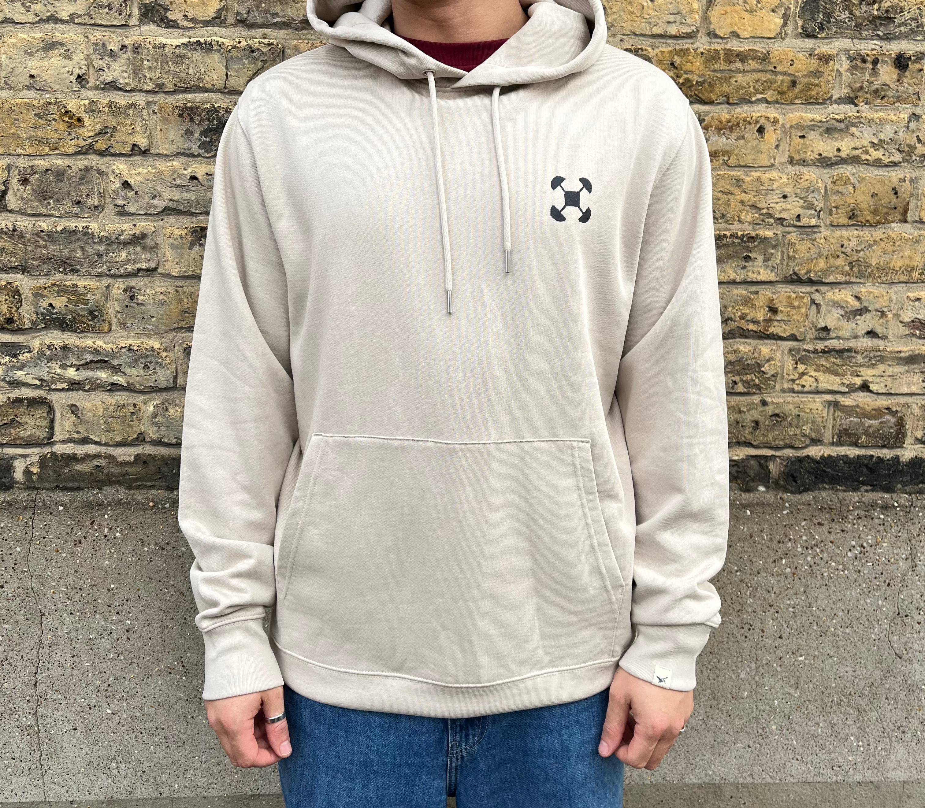Ecru Ghana Campus Hooded Sweat Layering- Gandys