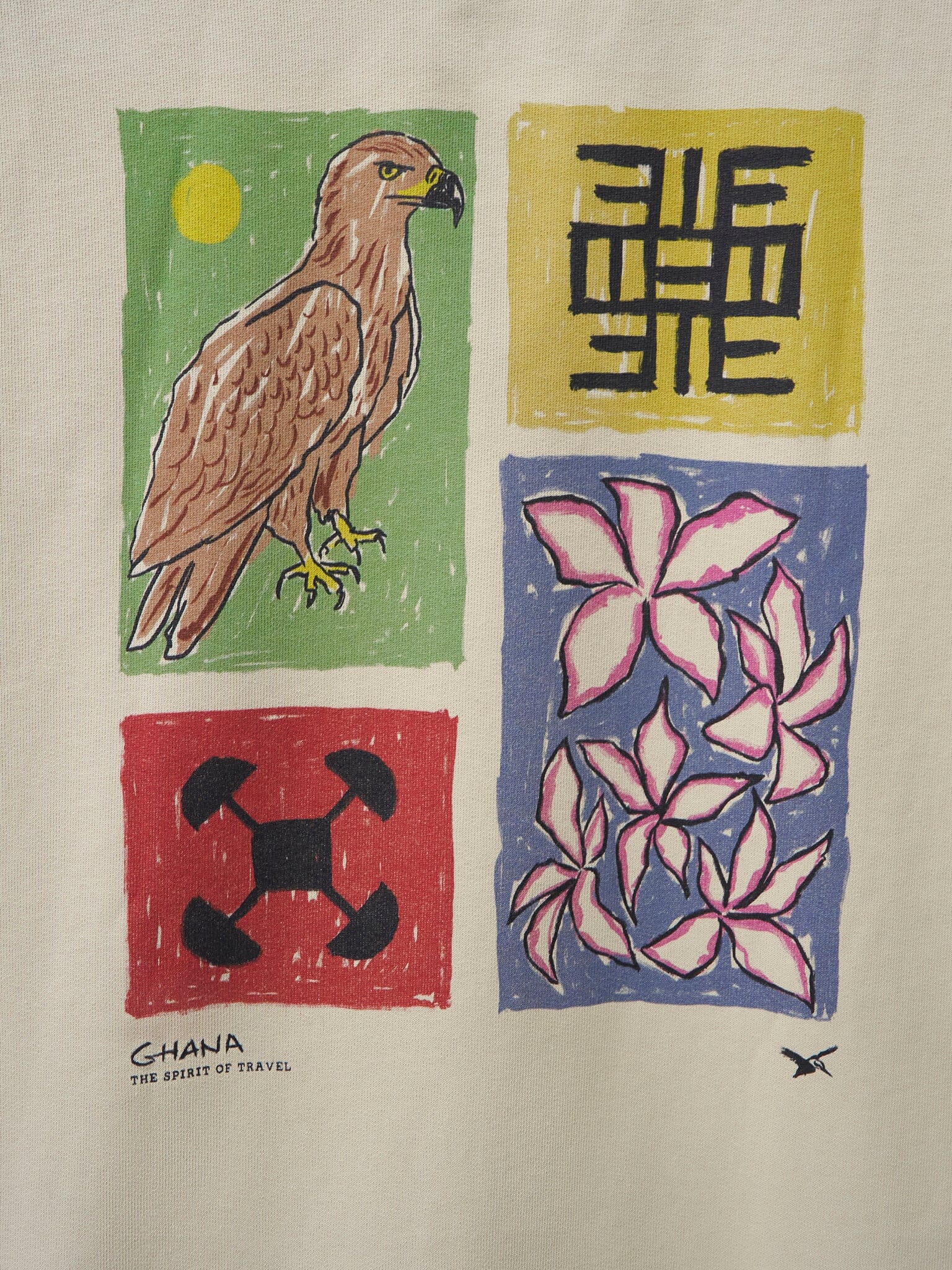 Ecru Ghana Campus Hooded Sweat Layering- Gandys