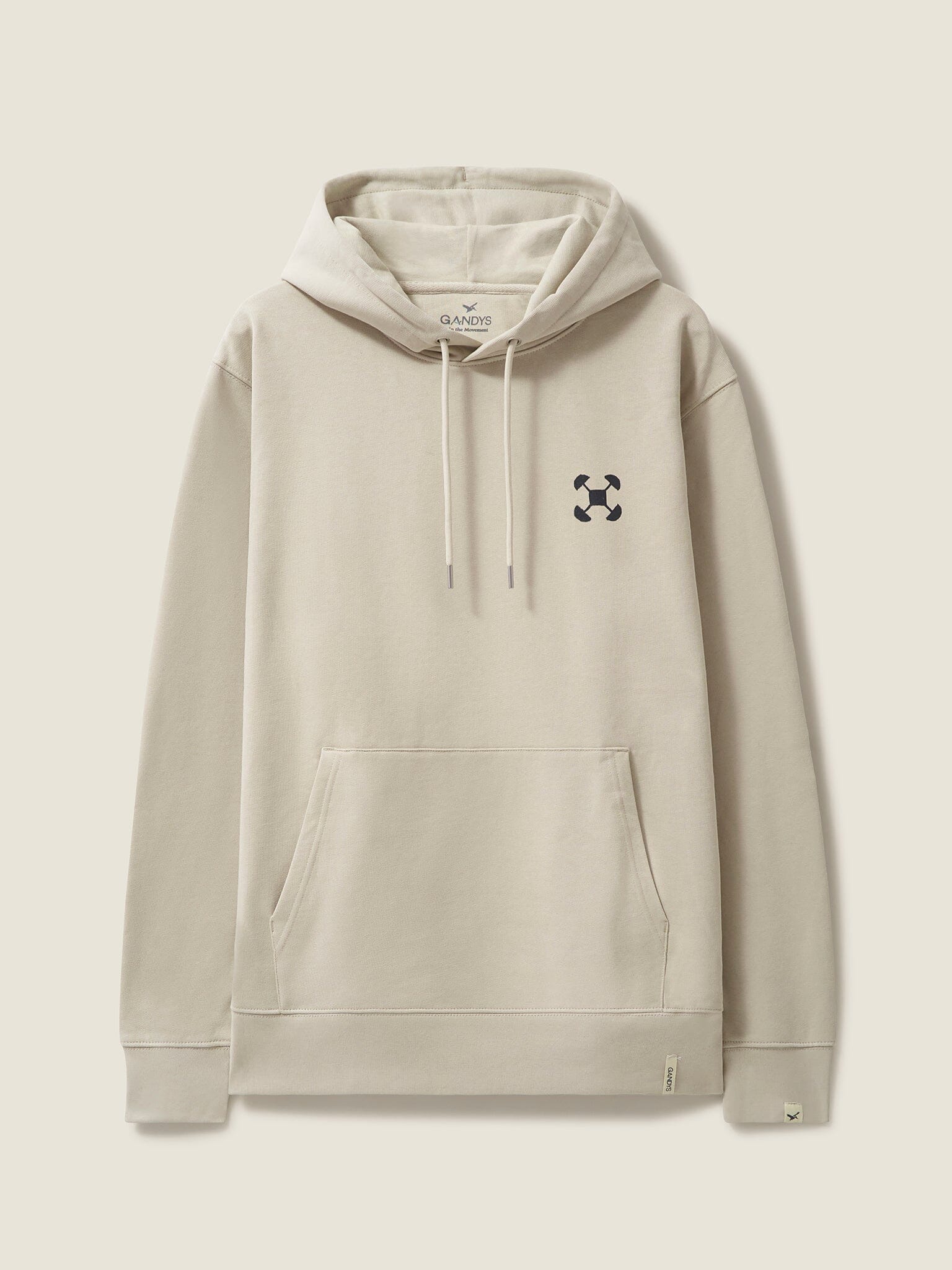 Ecru Ghana Campus Hooded Sweat Layering- Gandys