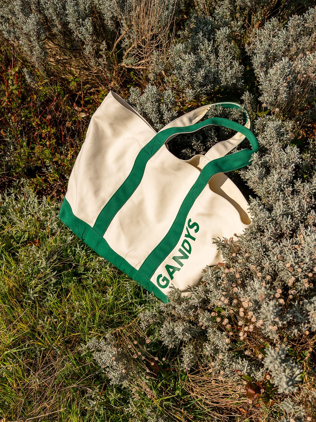Green Rio Cotton Beach Tote Bags- Gandys