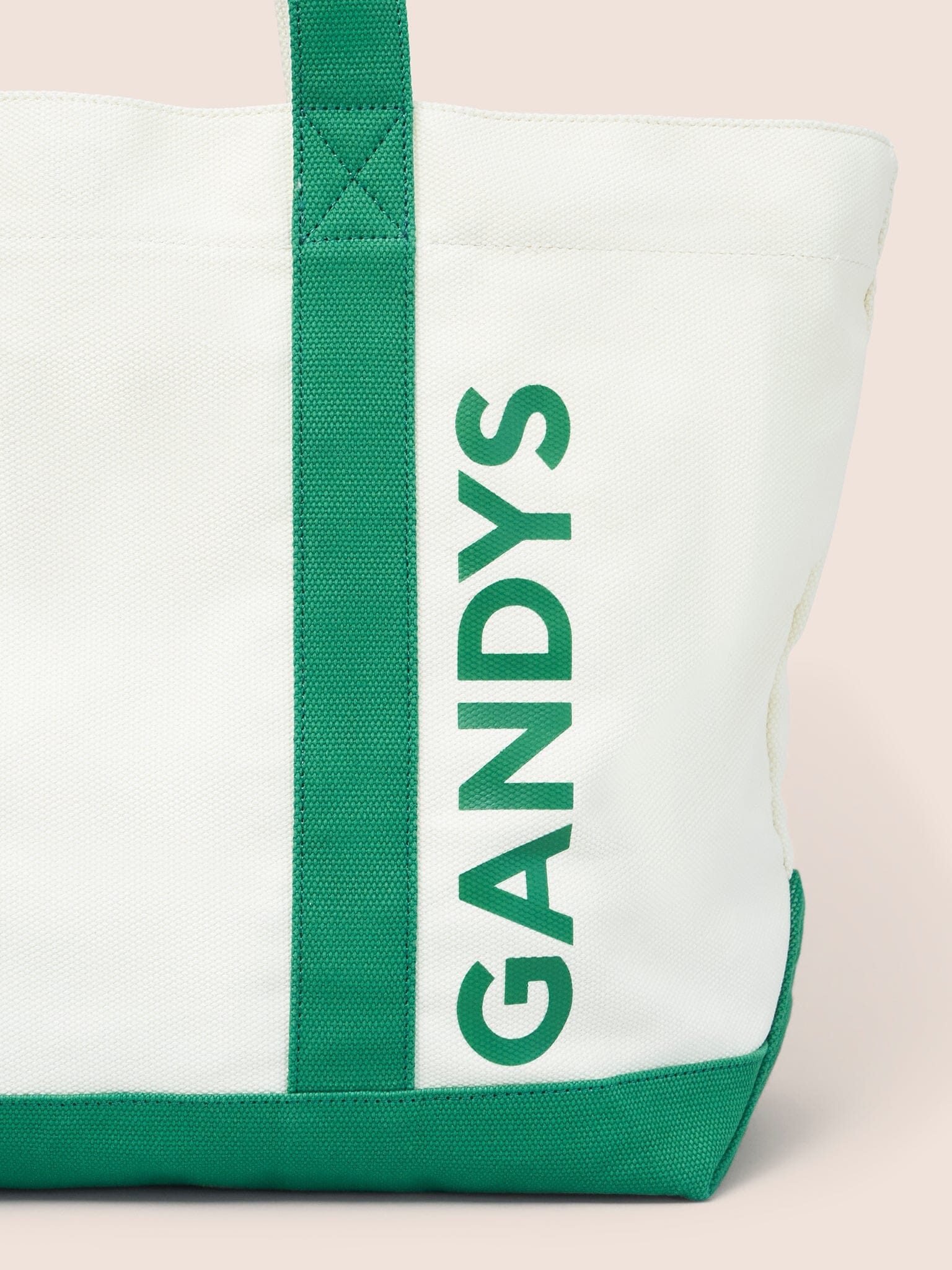 Green Rio Cotton Beach Tote Bags- Gandys