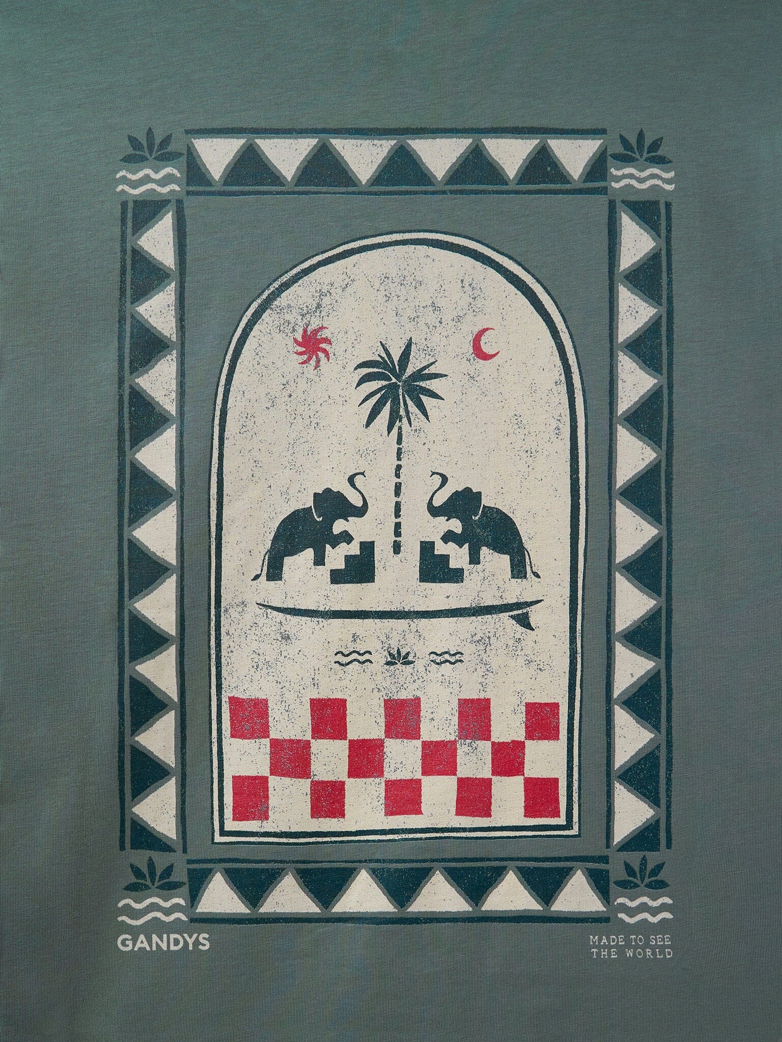 Green Sri Lanka Campus T-Shirt T-Shirts- Gandys