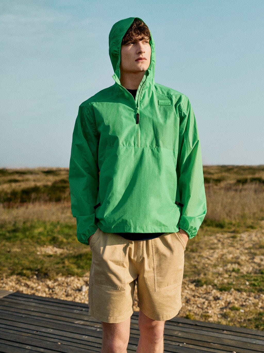 Green Taupo Waterproof Jacket Outerwear- Gandys