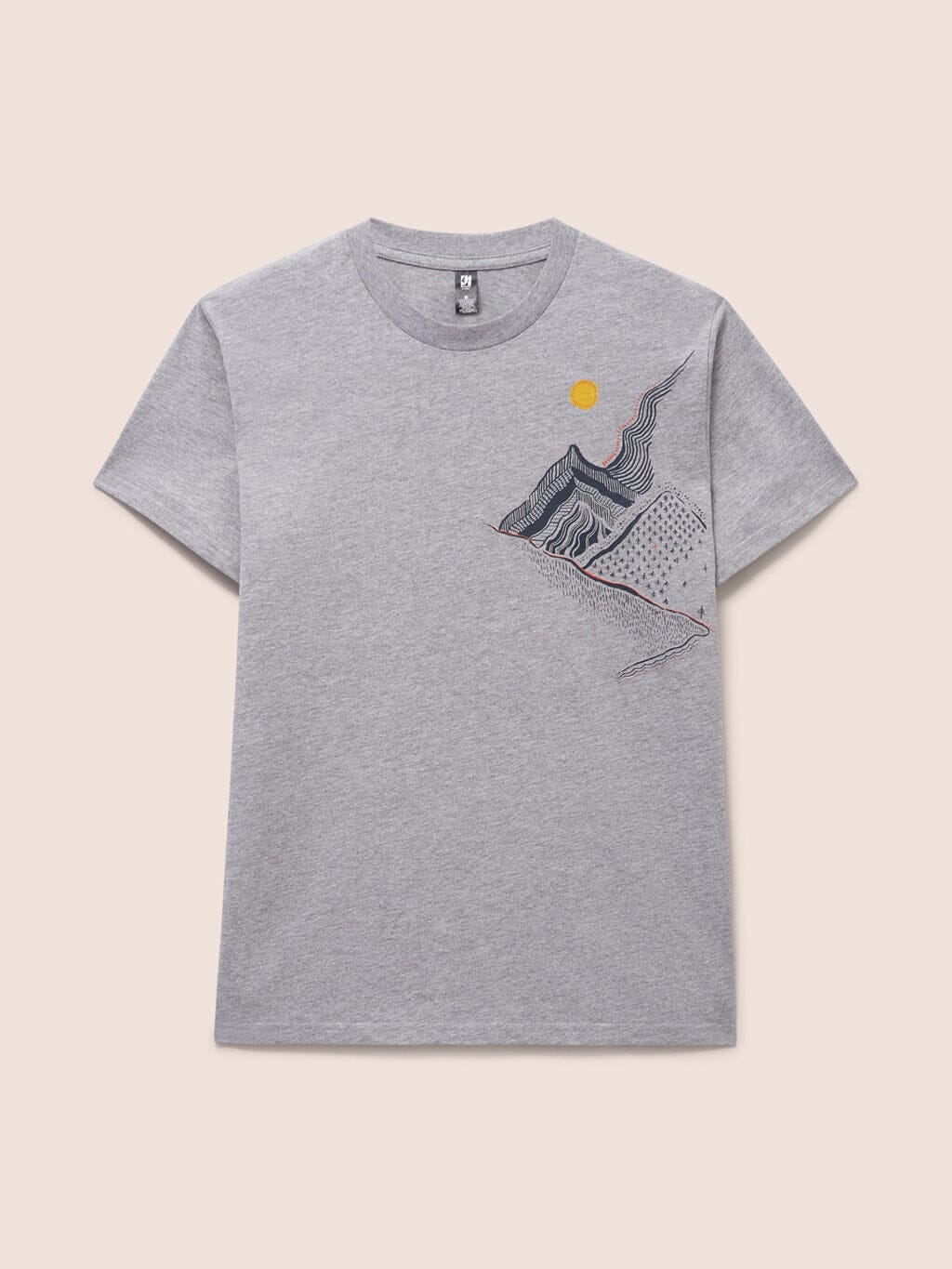 Grey Everest T-Shirt T-Shirts- Gandys