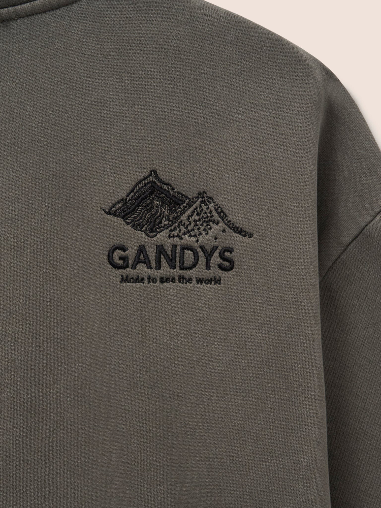 Grey Mountain 1/4 Zip Sweater Layering- Gandys