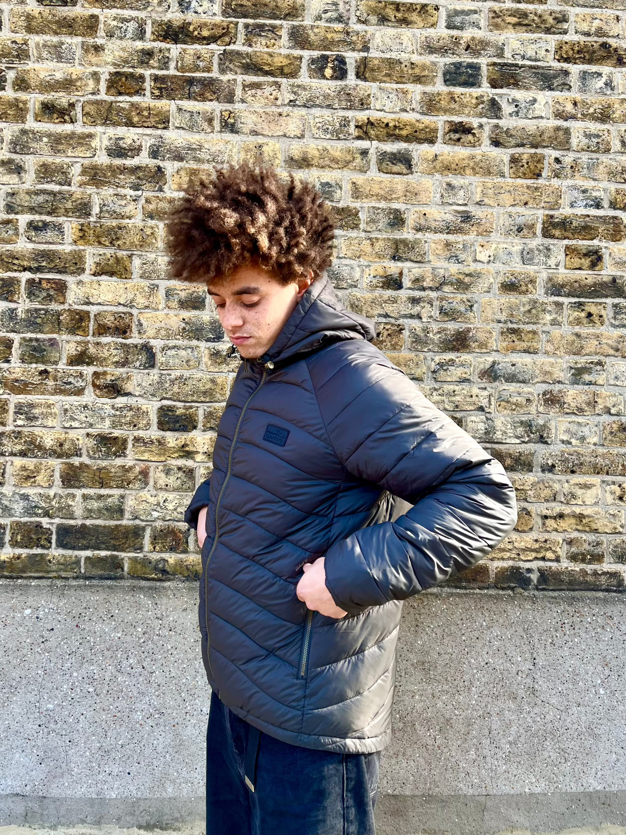 Grey Raknes Water-Resistant Insulated Jacket Outerwear- Gandys