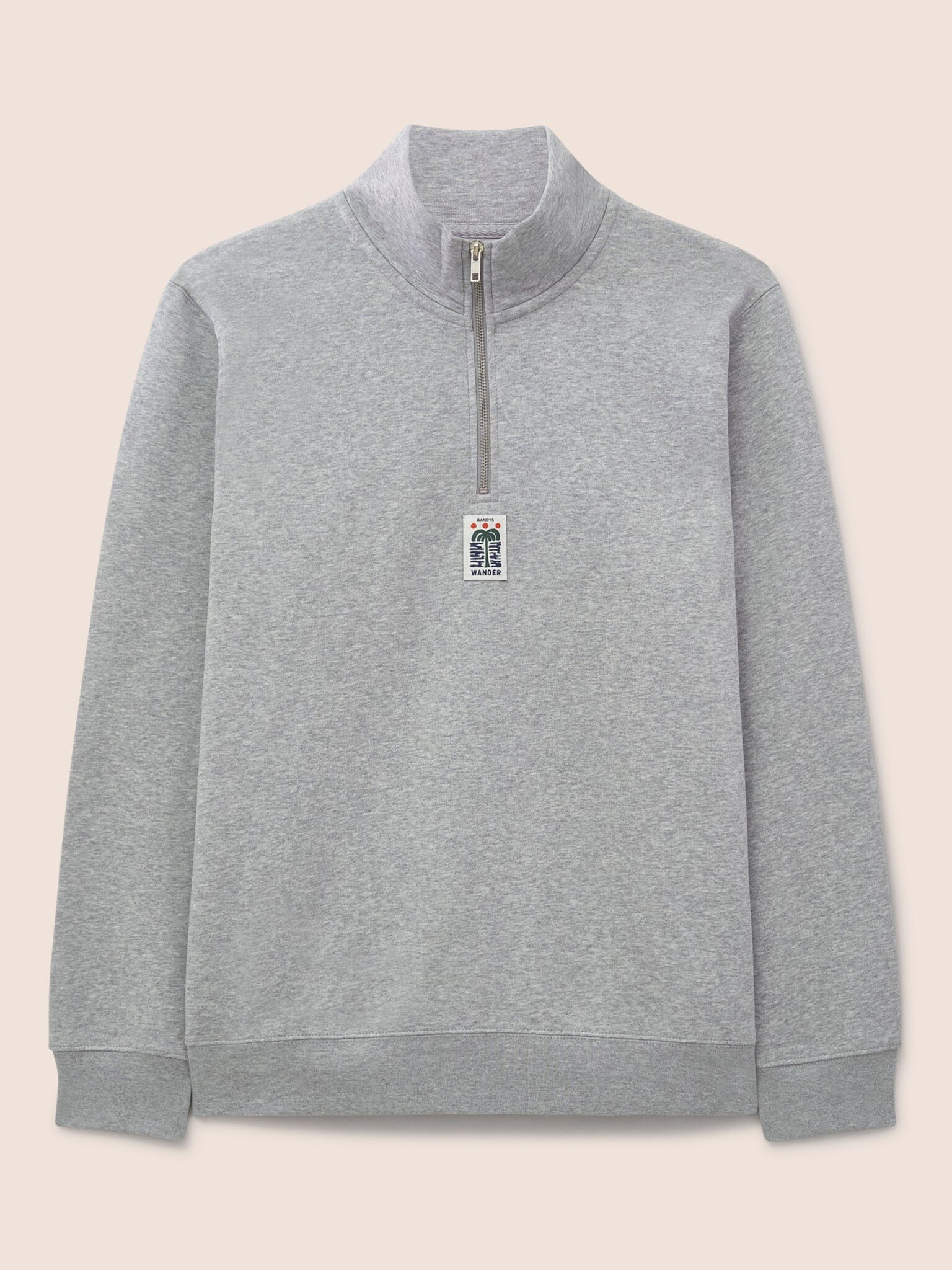 Grey Sequoia 1/4 Zip Sweater Layering- Gandys
