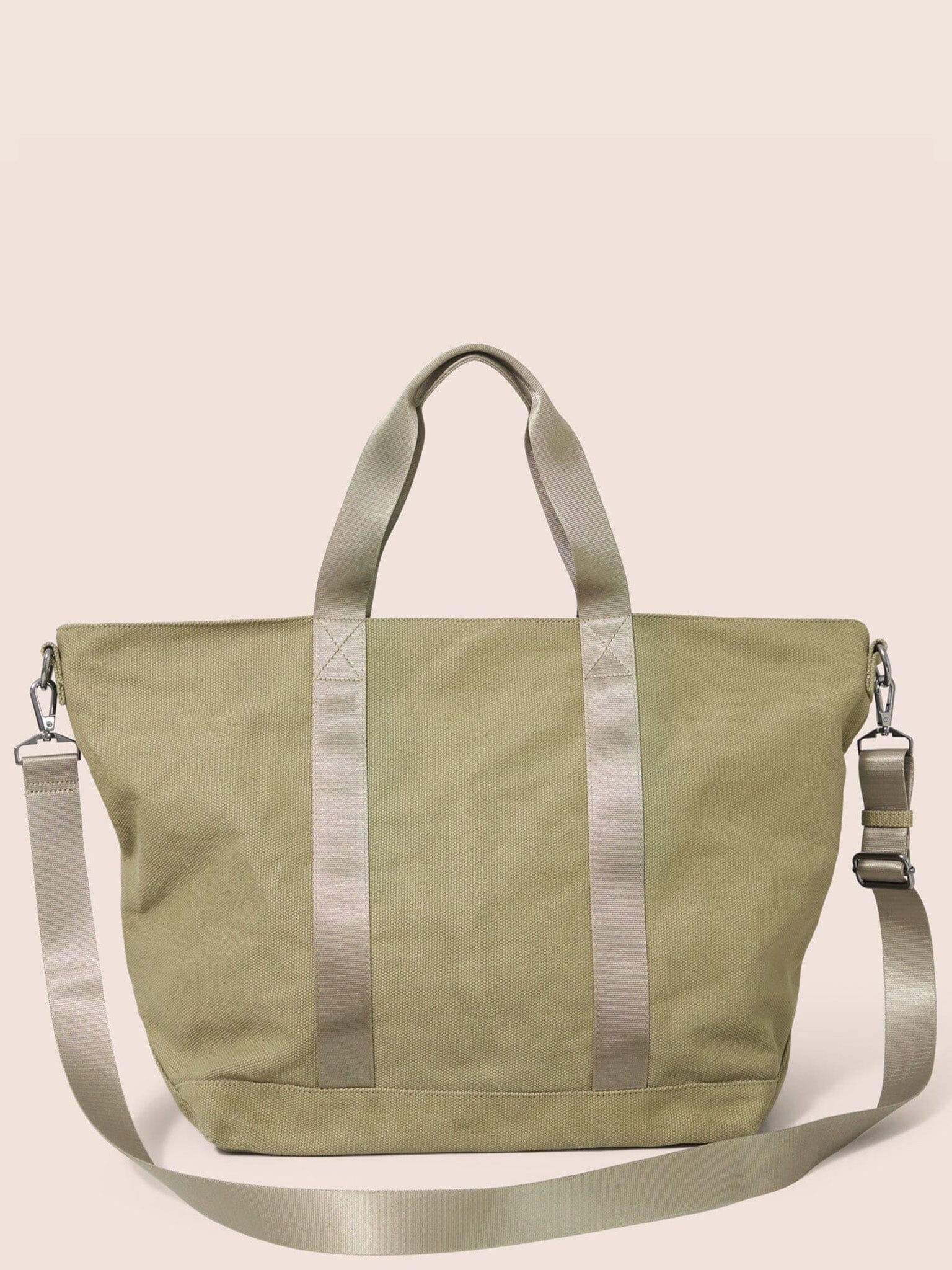 Havana Cotton Canvas Weekend Bag in Khaki Bags- Gandys