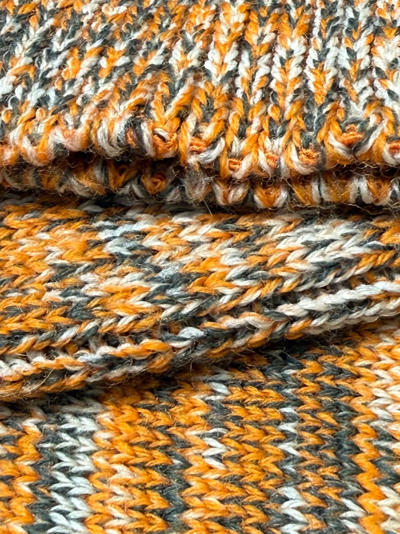 Haworth Made in England Socks in Orange, White and Green Accessories- Gandys