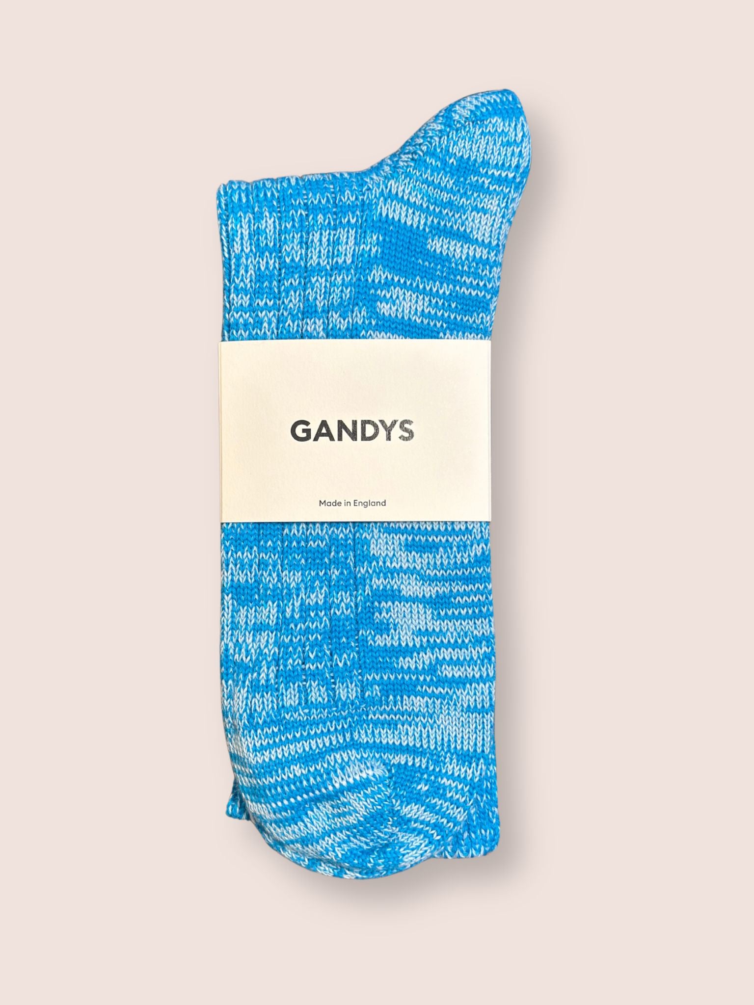 Haworth Made in England Socks in Teal and White Accessories- Gandys