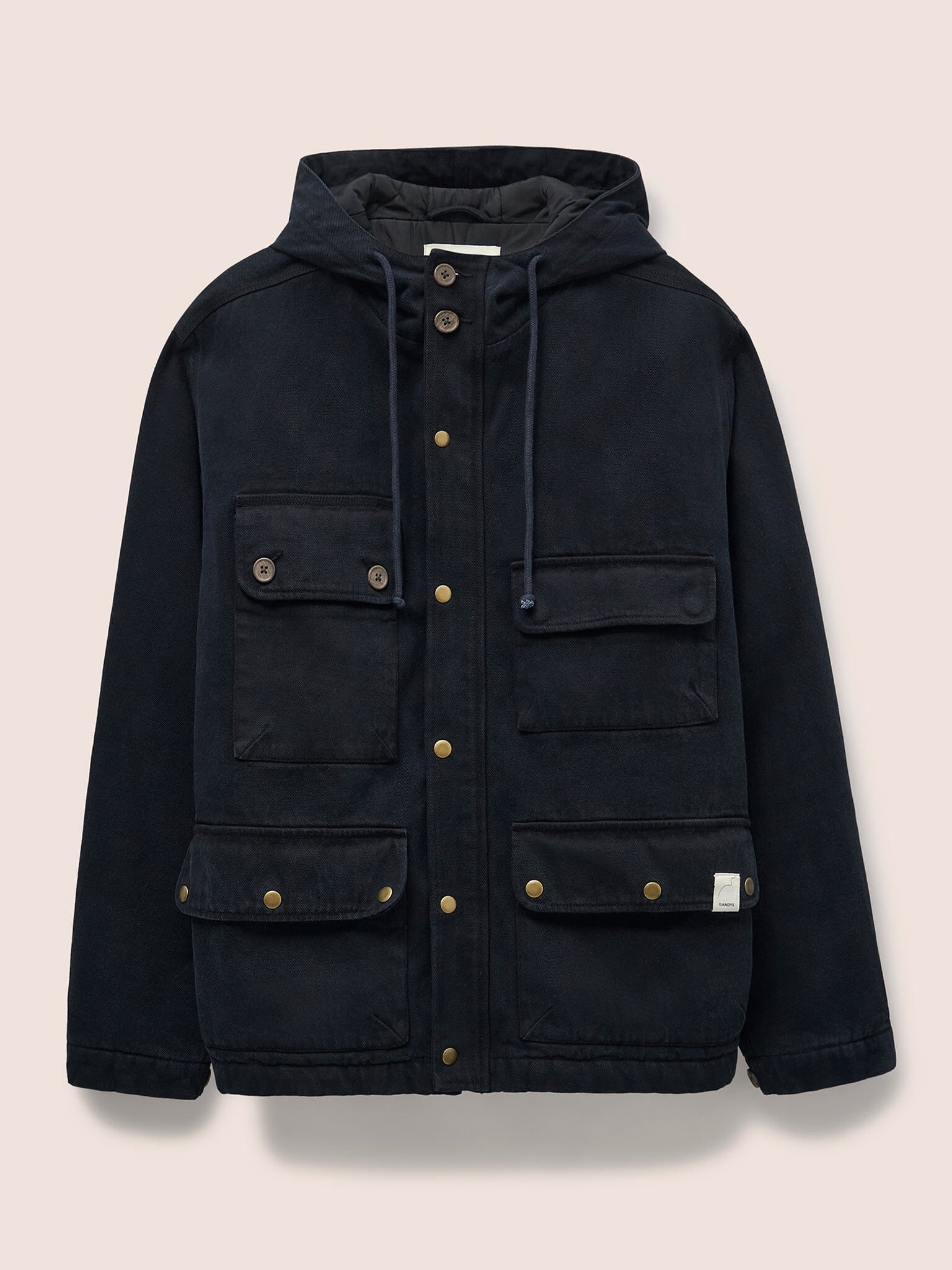 Kalmar Cotton Utility Padded Parka Coat Outerwear- Gandys