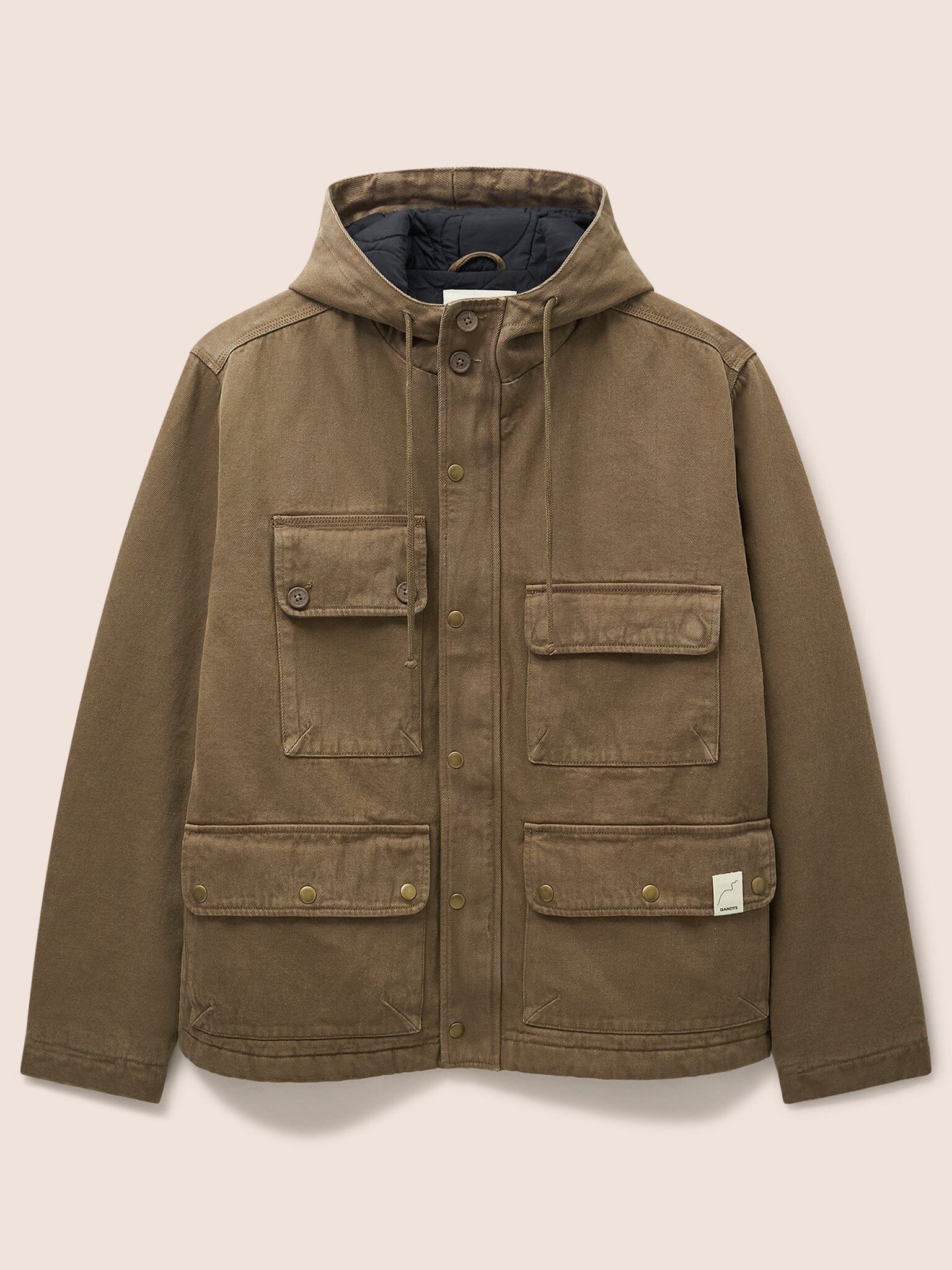 Kalmar Cotton Utility Padded Parka Coat Outerwear- Gandys