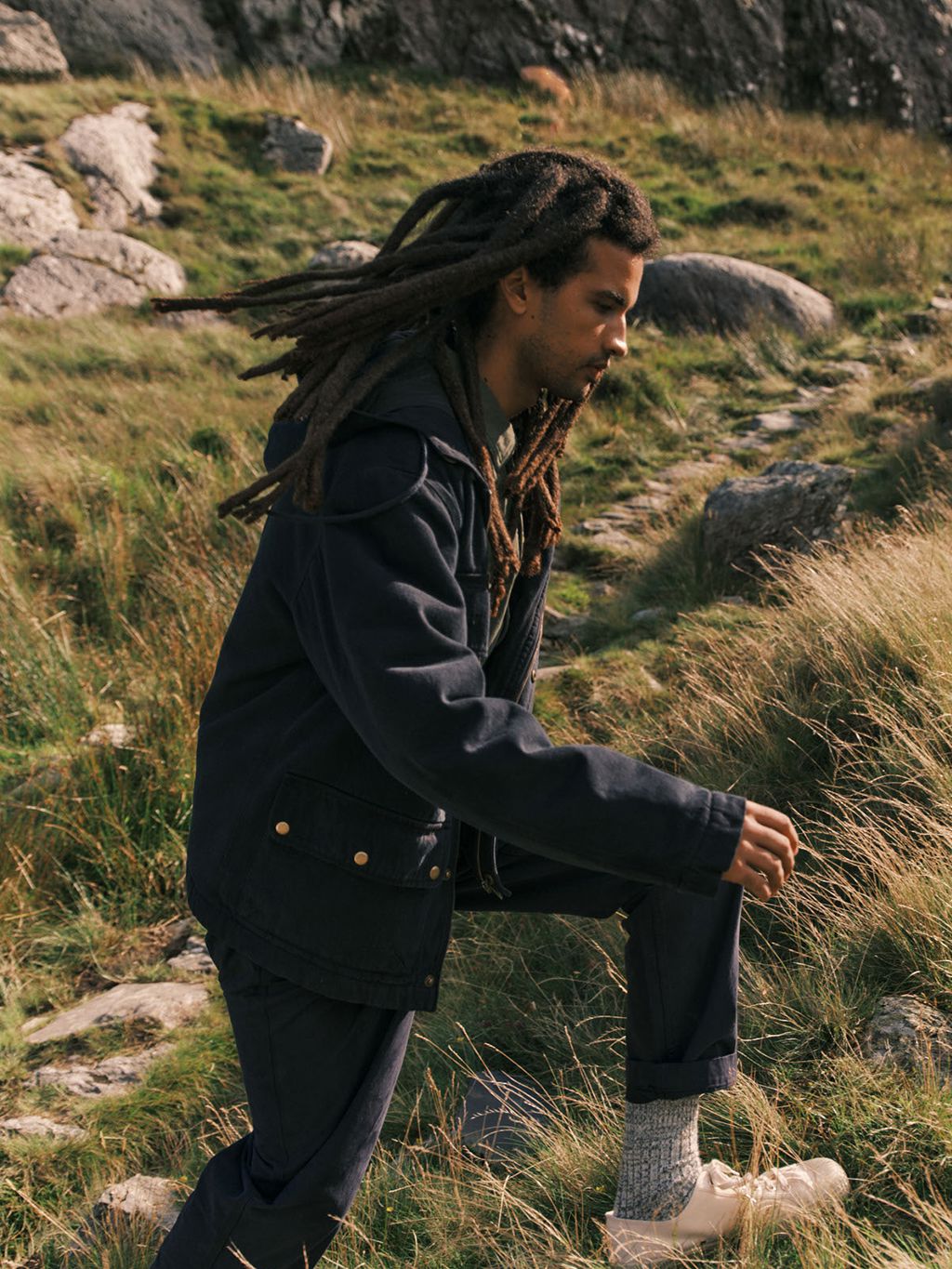 Kalmar Cotton Utility Padded Parka Coat Outerwear- Gandys