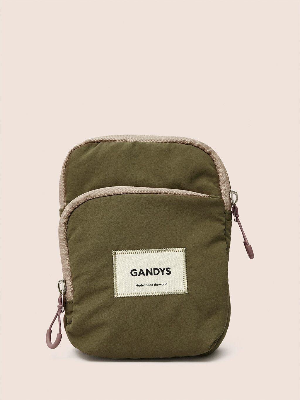 Khaki Bello Small Crossbody Bag Bags- Gandys