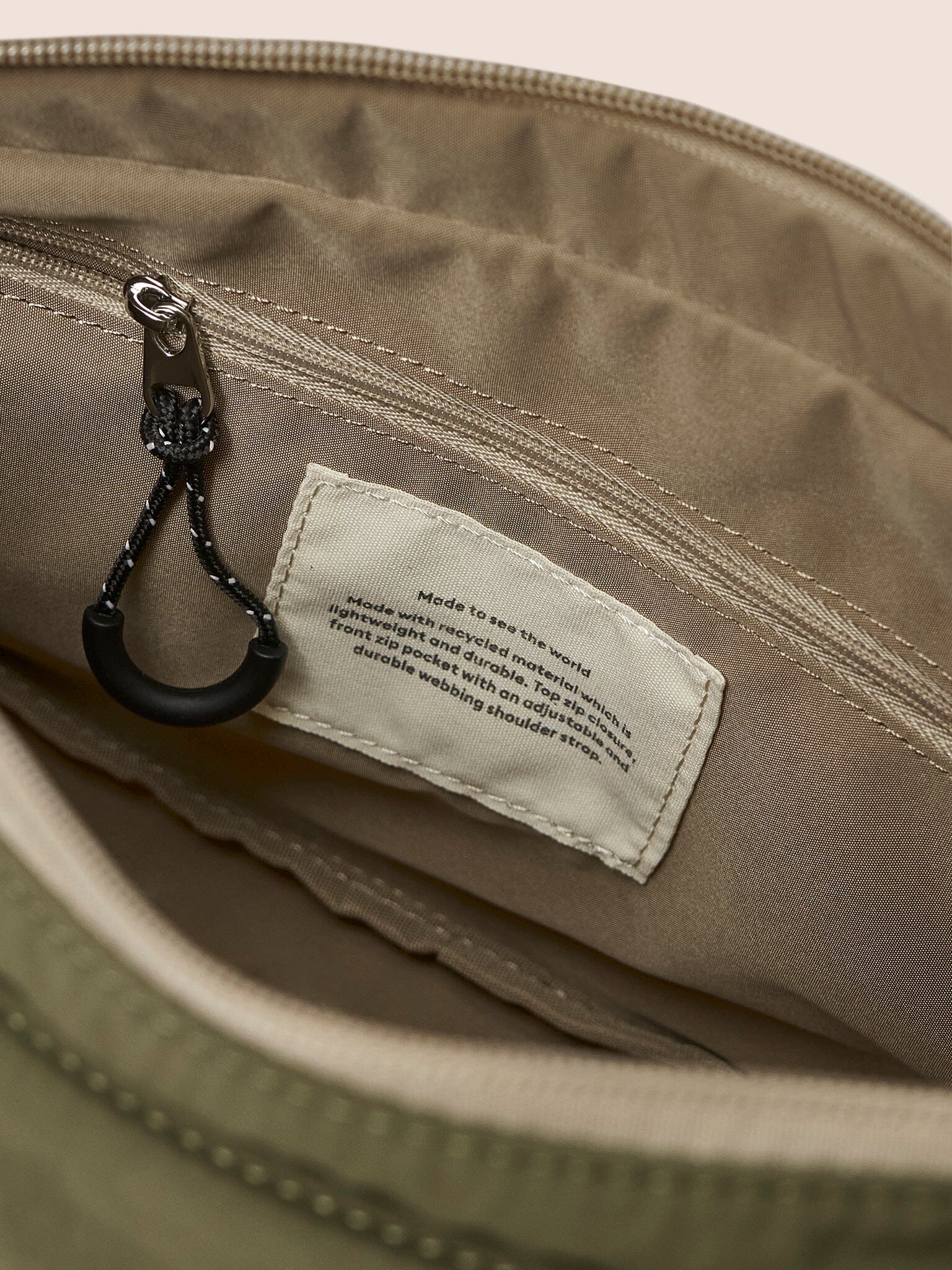Khaki Ecuador Sling Bag Bags- Gandys