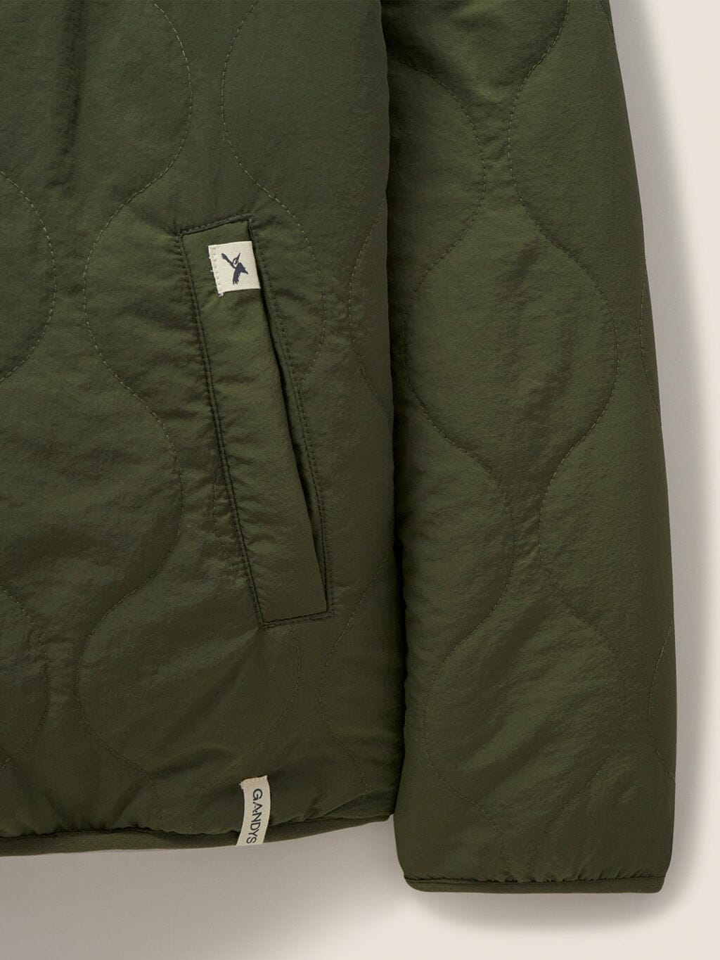 Khaki Lofthus Reversible Jacket Outerwear- Gandys