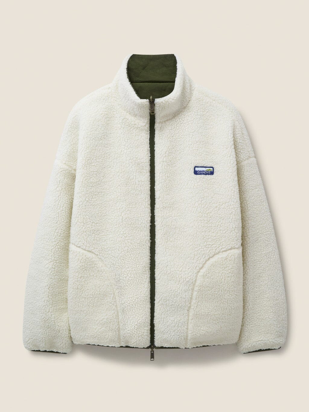 Khaki Lofthus Reversible Jacket Outerwear- Gandys