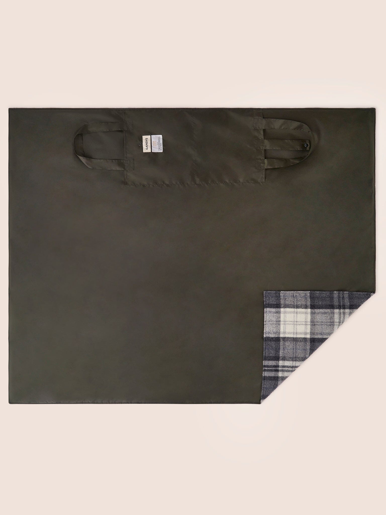 Khaki Packable Picnic Blanket Accessories- Gandys