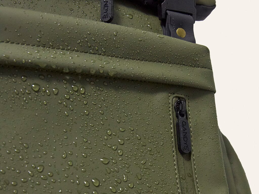 Khaki Pantai Waterproof Backpack Bags- Gandys