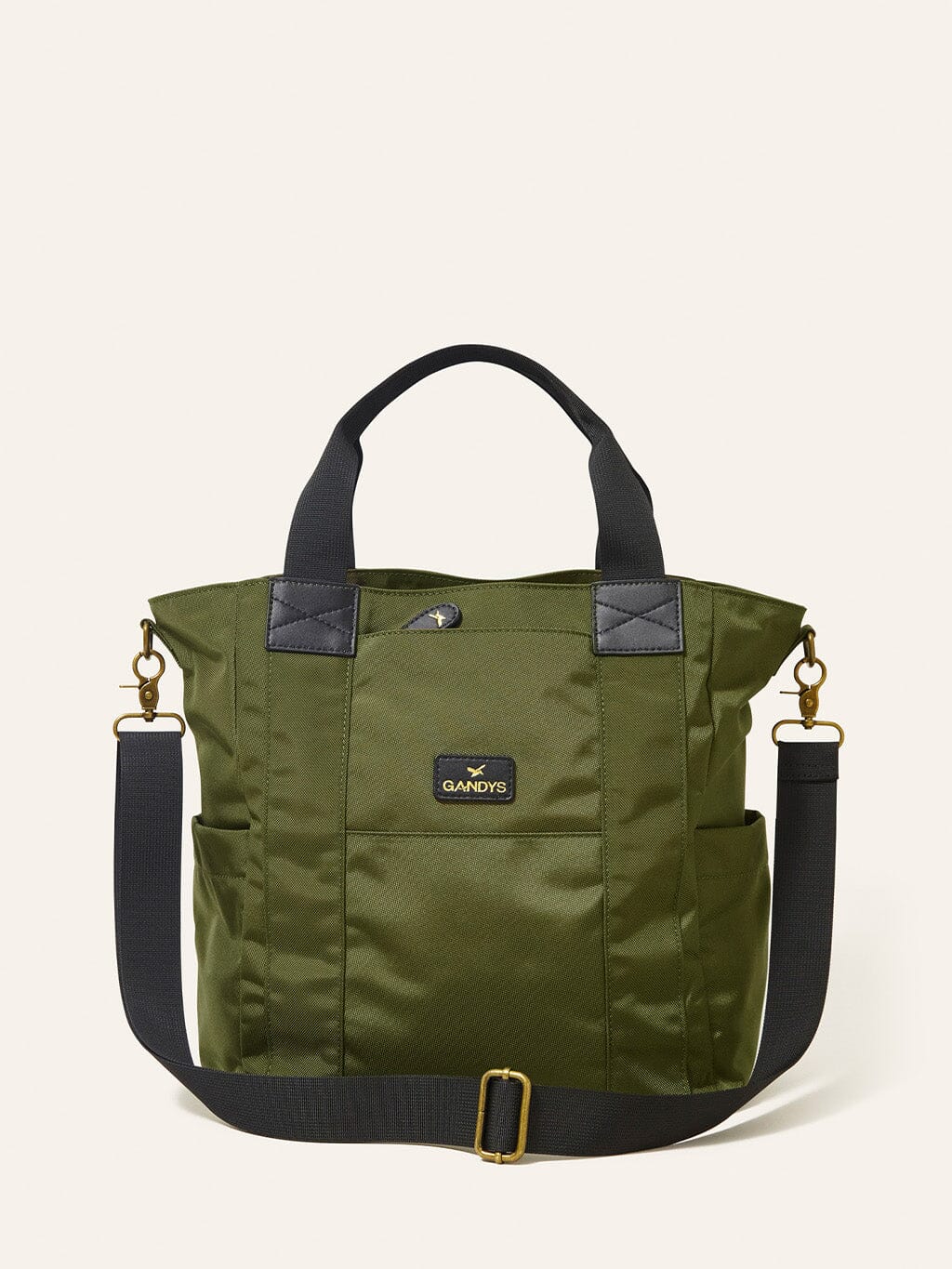 Khaki Recycled Berlin Tote Bags- Gandys