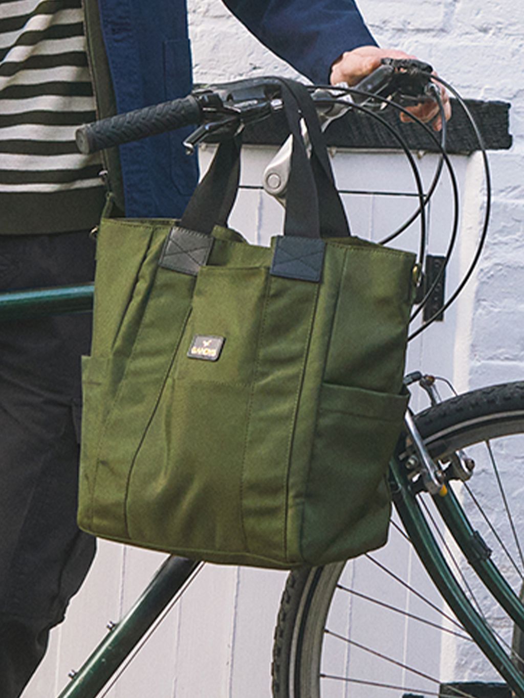 Khaki Recycled Berlin Tote Bags- Gandys