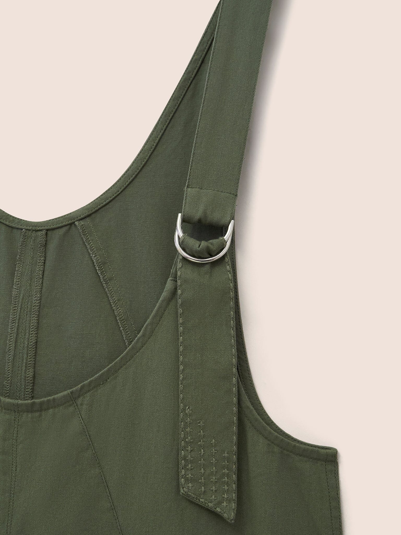 Khaki Steephill Dungaree Bottoms- Gandys