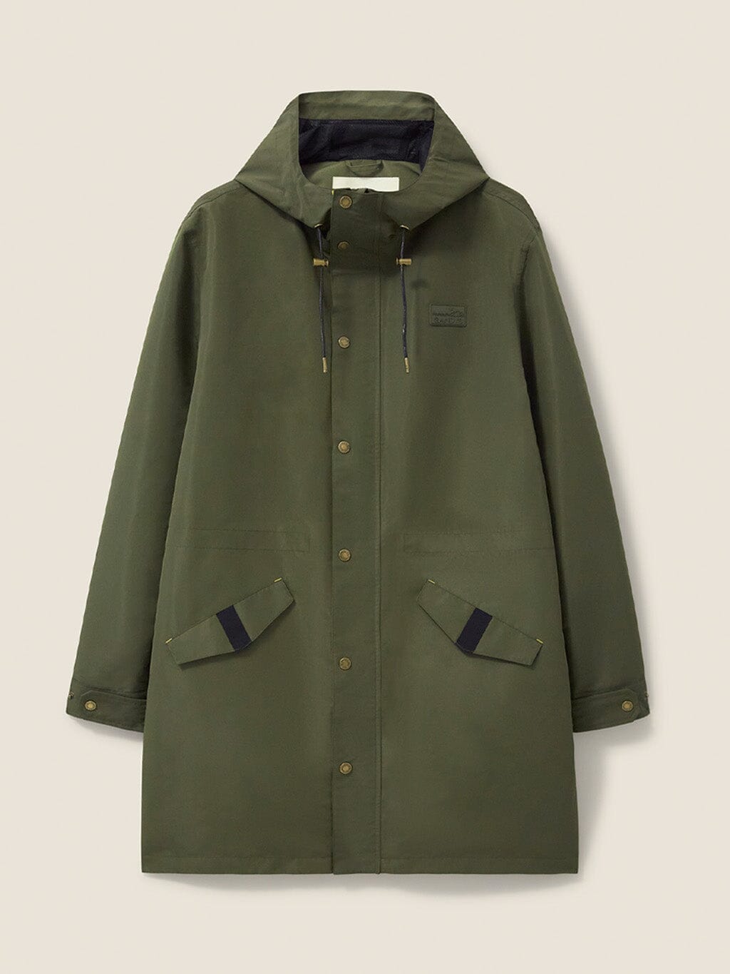 Khaki Torden Water Resistant Coat Outerwear- Gandys