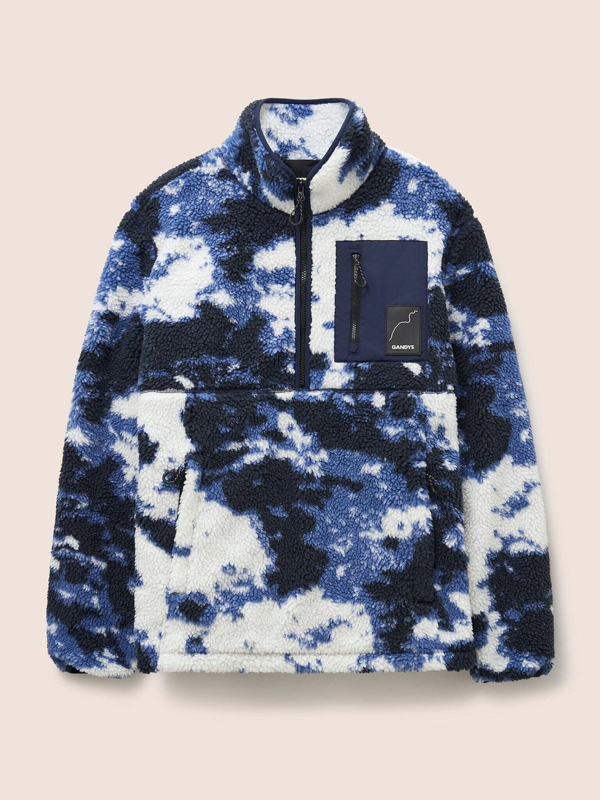 Kodiak Fleece Overhead Funnel Neck Print