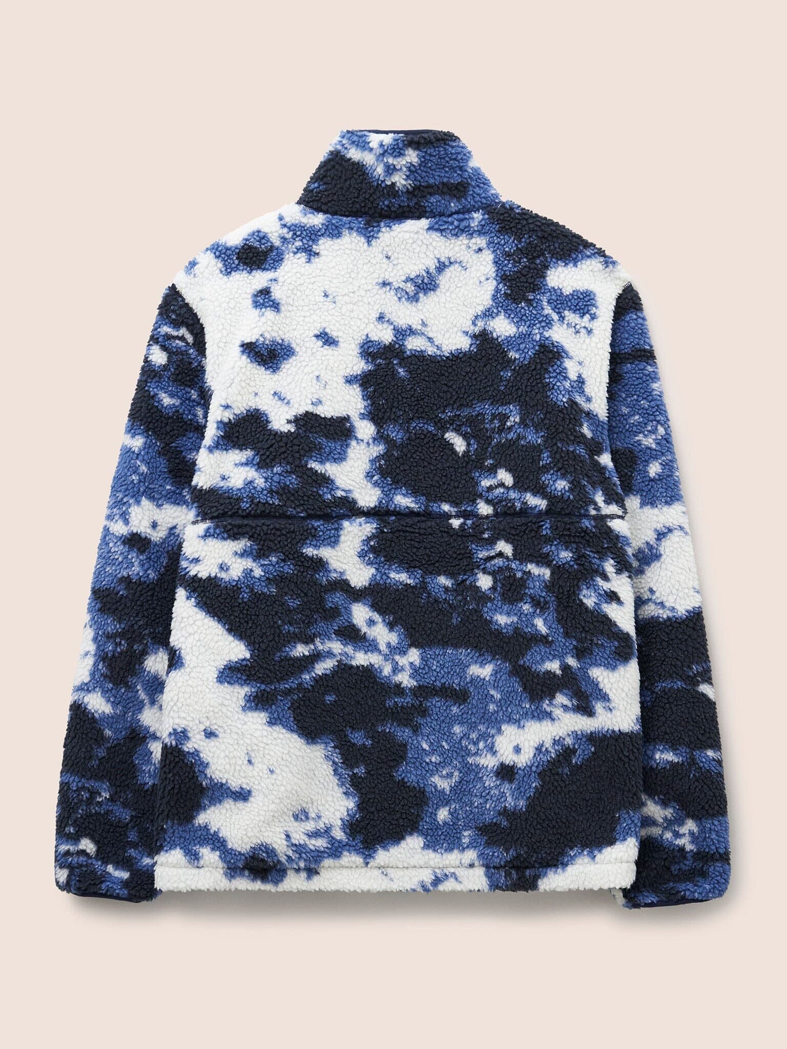 Kodiak Fleece Overhead Funnel Neck in Blue Print Layering- Gandys