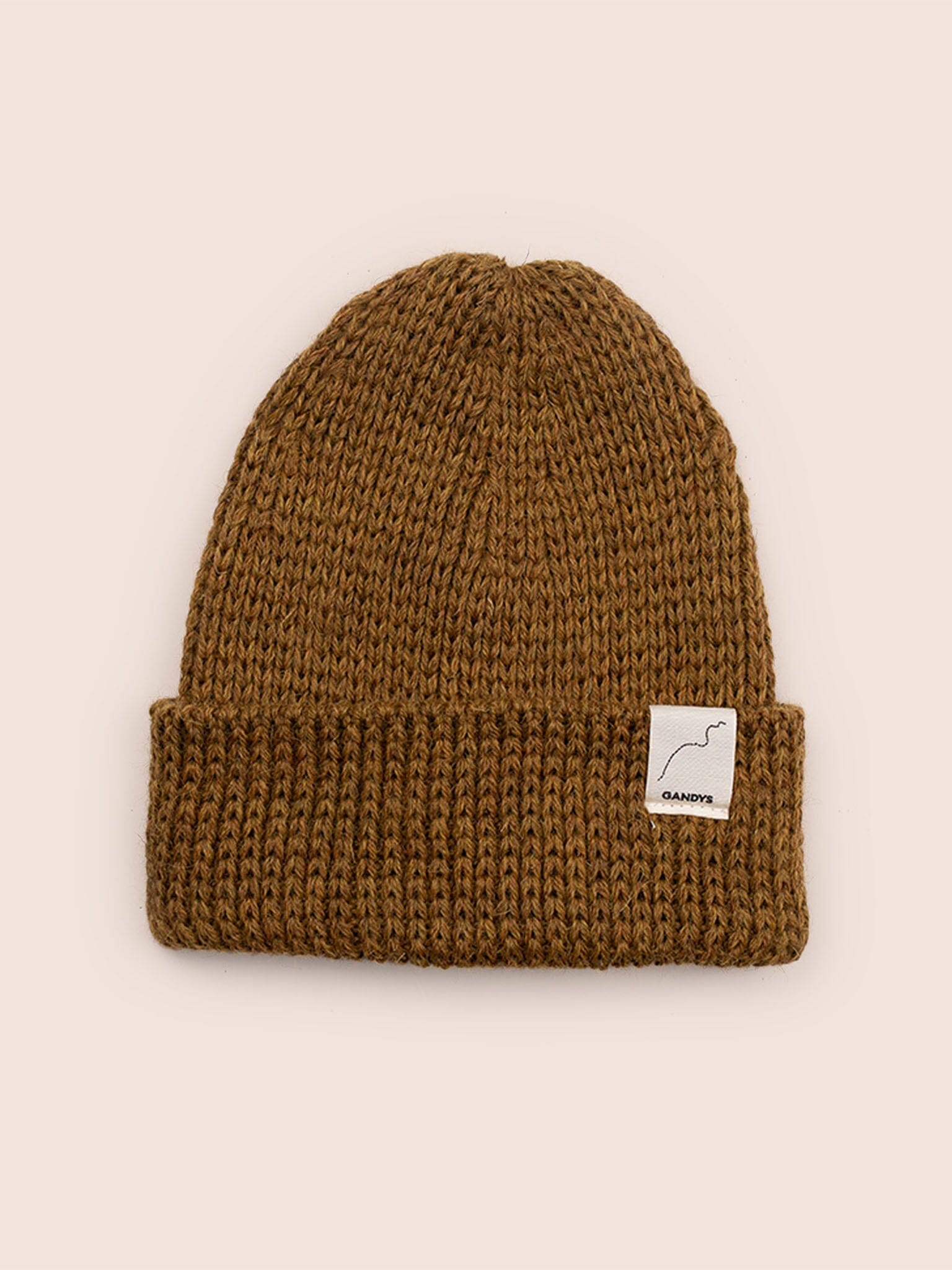 Lomond Made in England Wool Beanie in Harvest Green Accessories- Gandys