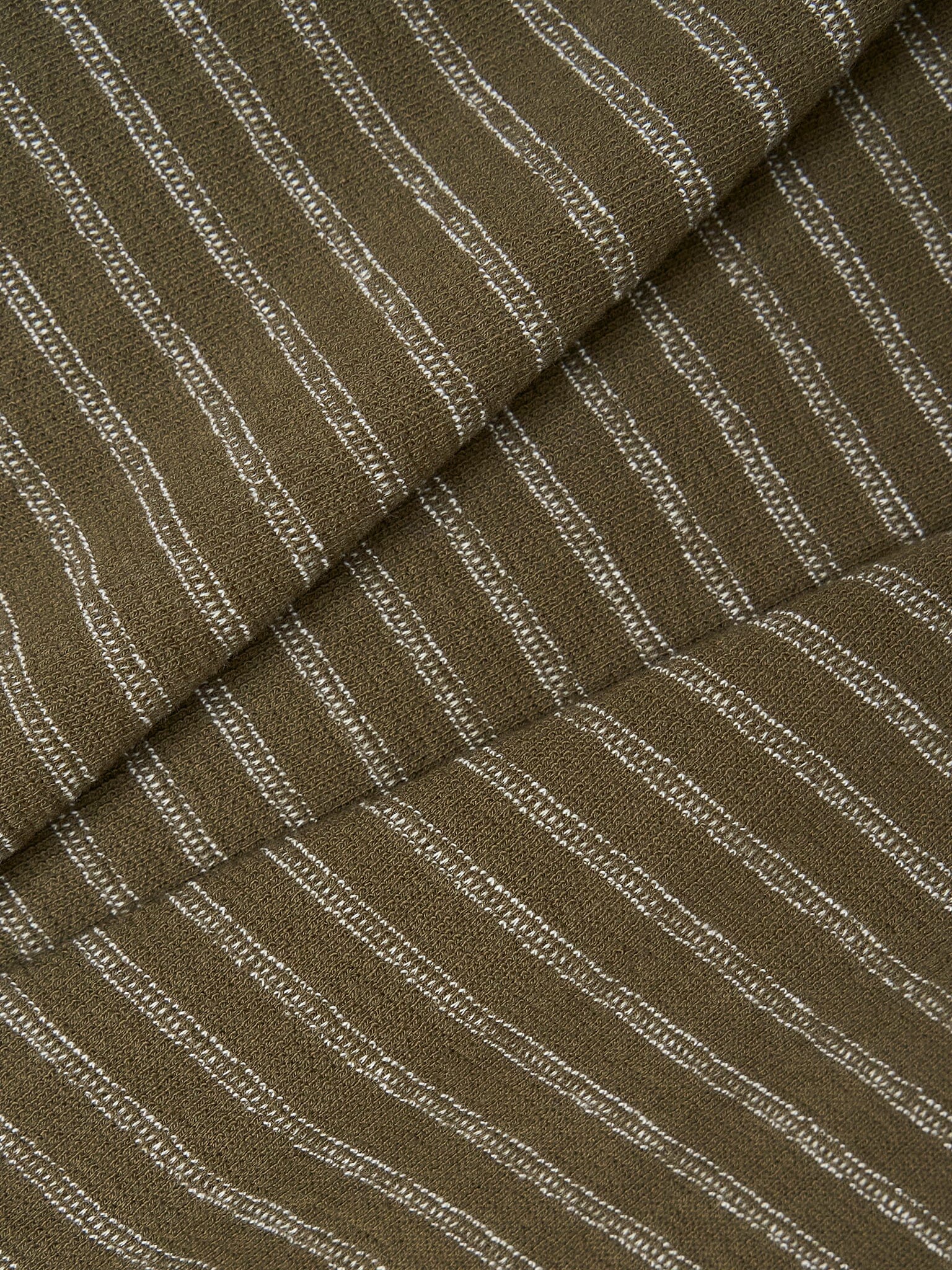 Lucca Classic Organic Cotton Short Sleeve T-Shirt in Brown Stripe T-Shirts- Gandys