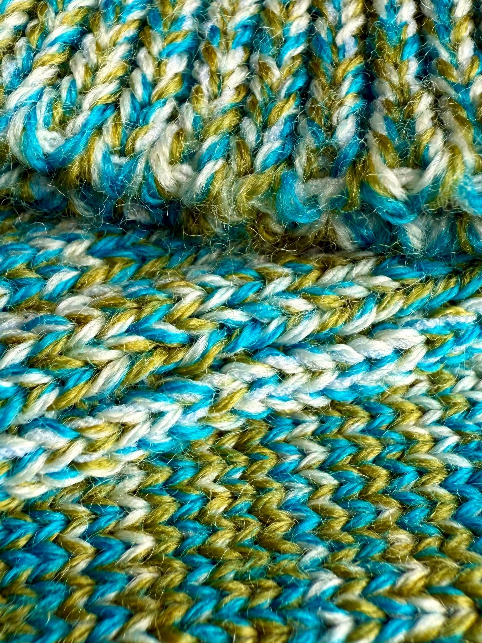 Made in England Wool Socks in Turqoise/Green Mix Accessories- Gandys