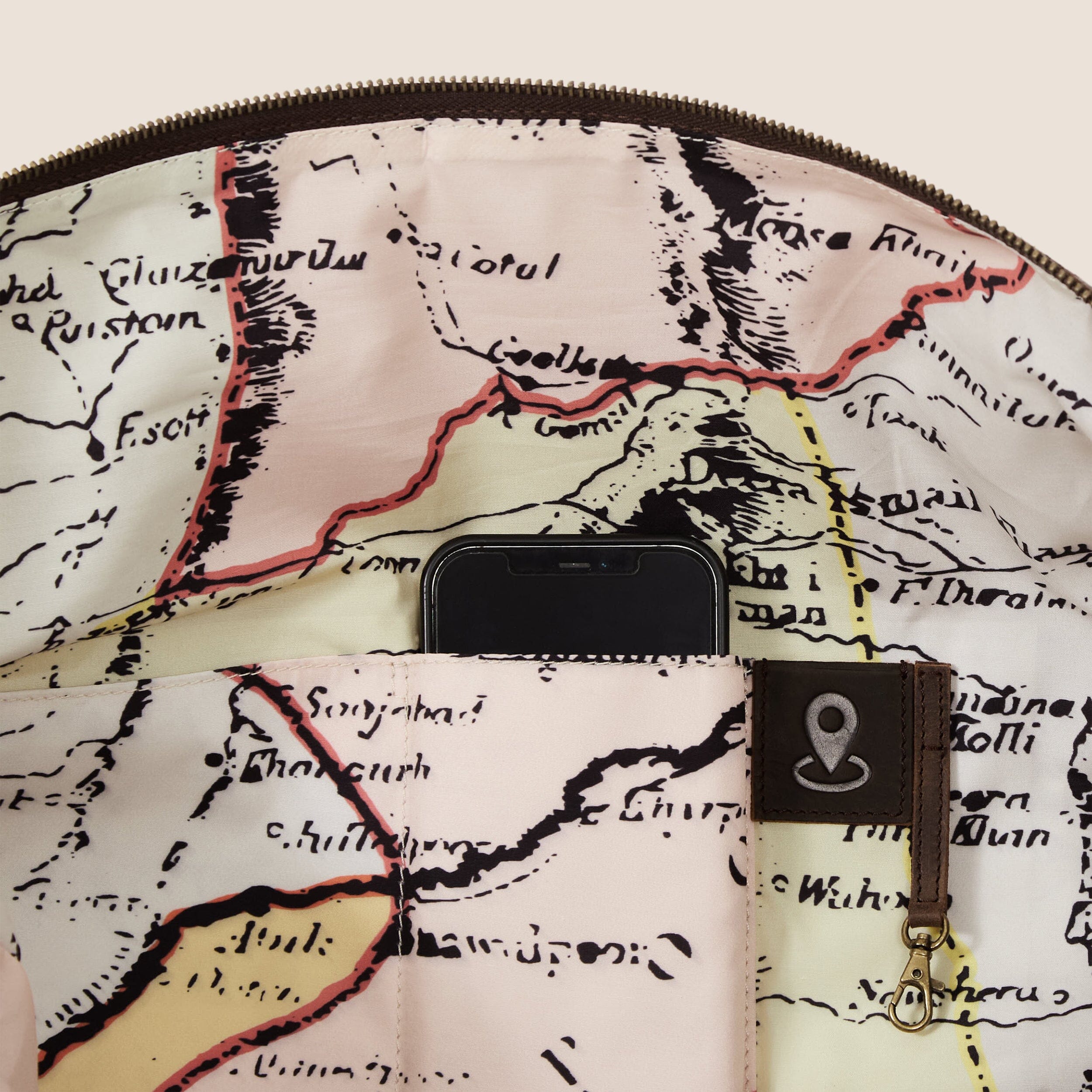 Manaus Waxed Cotton Holdall Bag in Sand Bags- Gandys