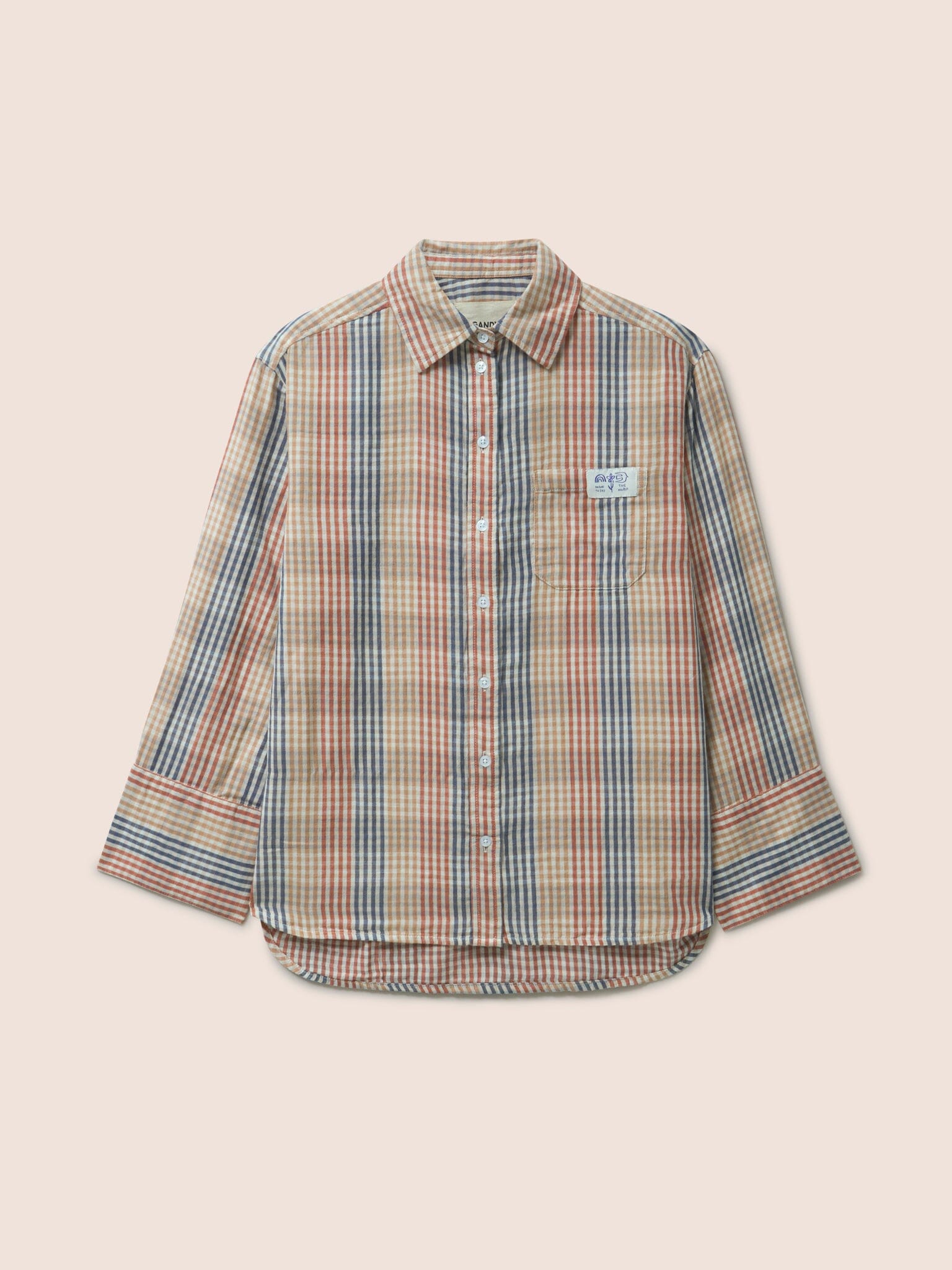 Mulberry Cotton Shirt in Multi Check Shirts- Gandys