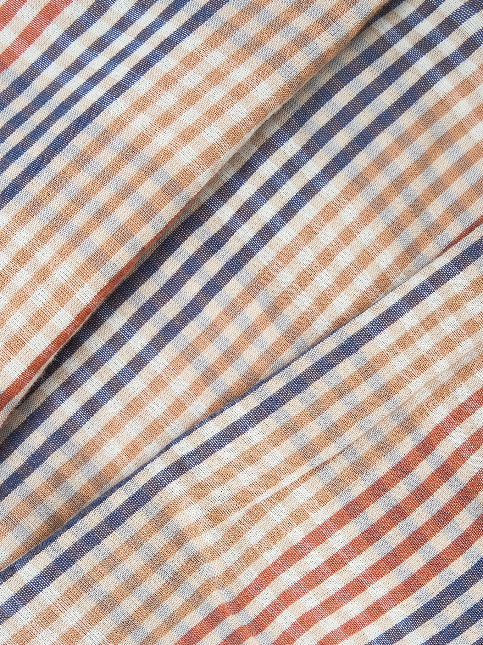 Mulberry Cotton Shirt in Multi Check Shirts- Gandys