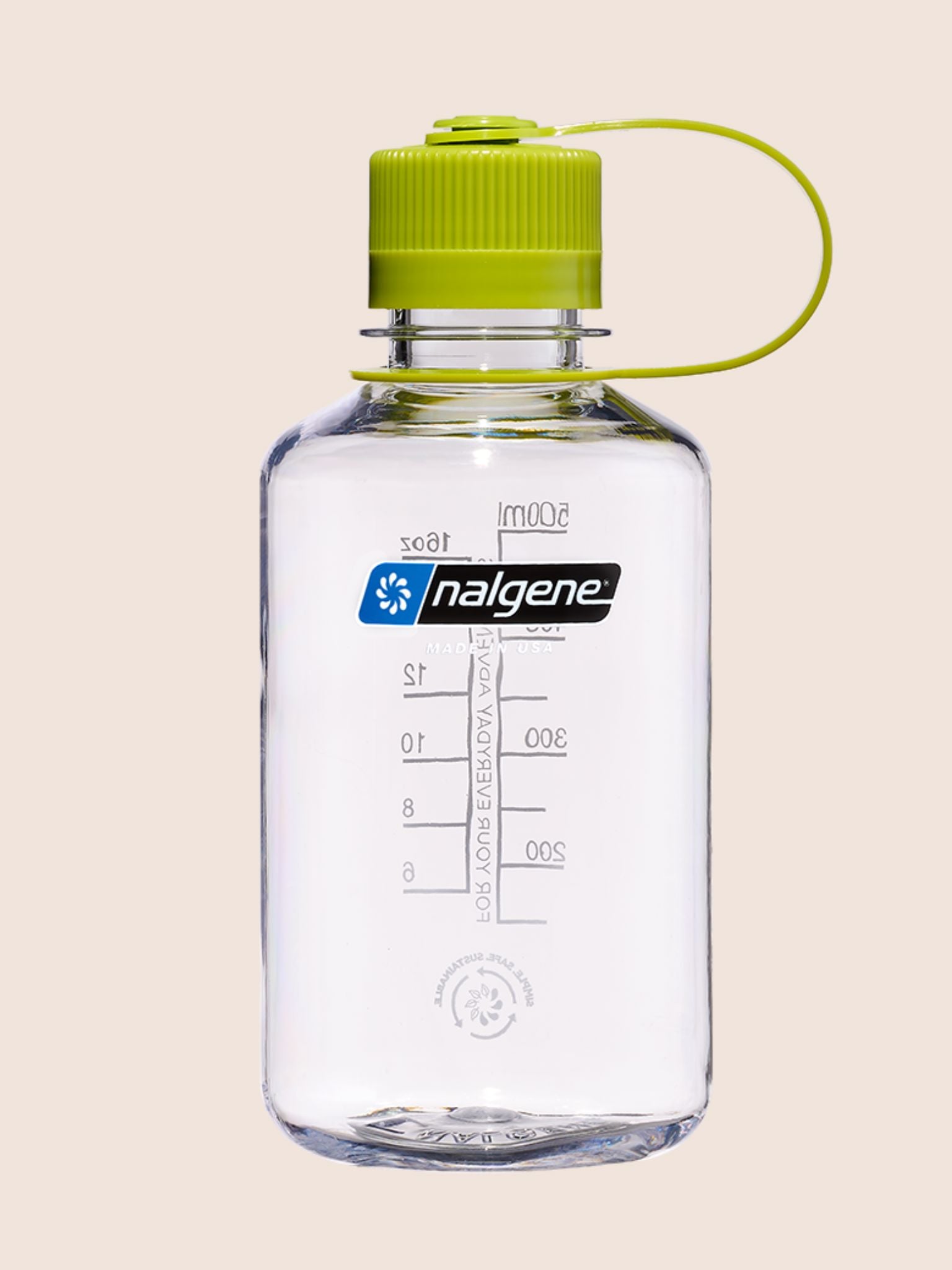 Nalgene Narrow Mouth 0.5L Clear Tritan Bottle Accessories- Gandys