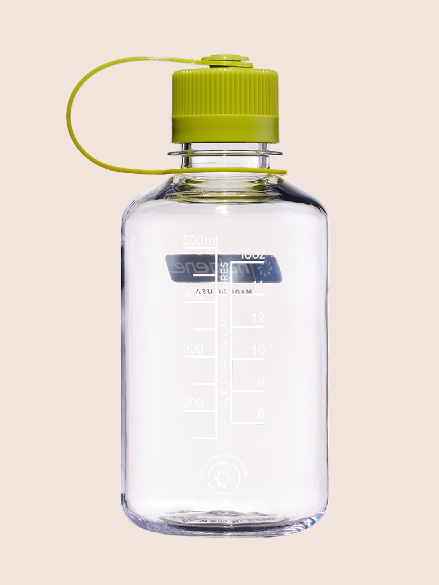 Nalgene Narrow Mouth 0.5L Clear Tritan Bottle Accessories- Gandys