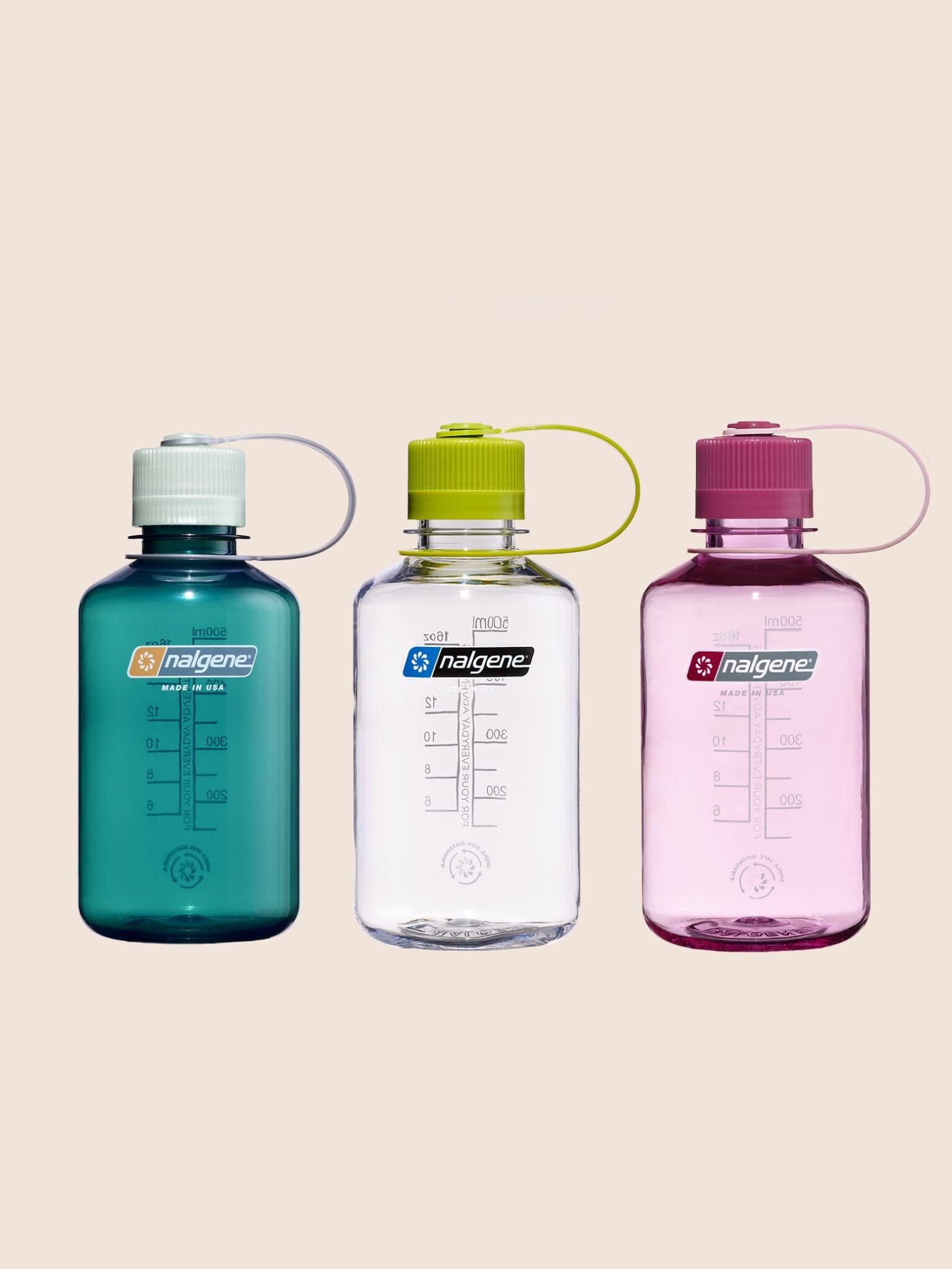 Nalgene Narrow Mouth 0.5L Clear Tritan Bottle Accessories- Gandys