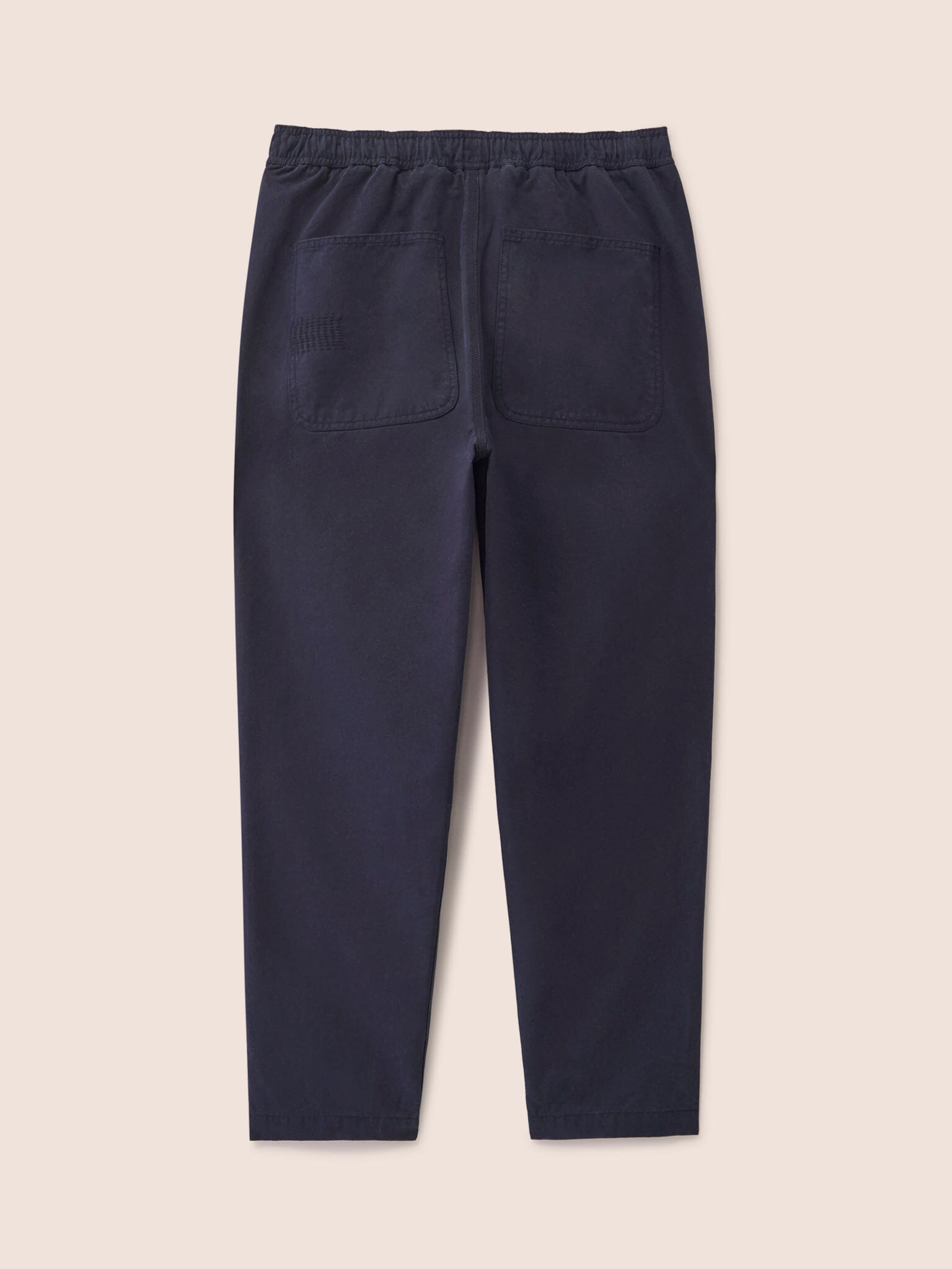Navy Bombay Drawcord Trousers Bottoms- Gandys